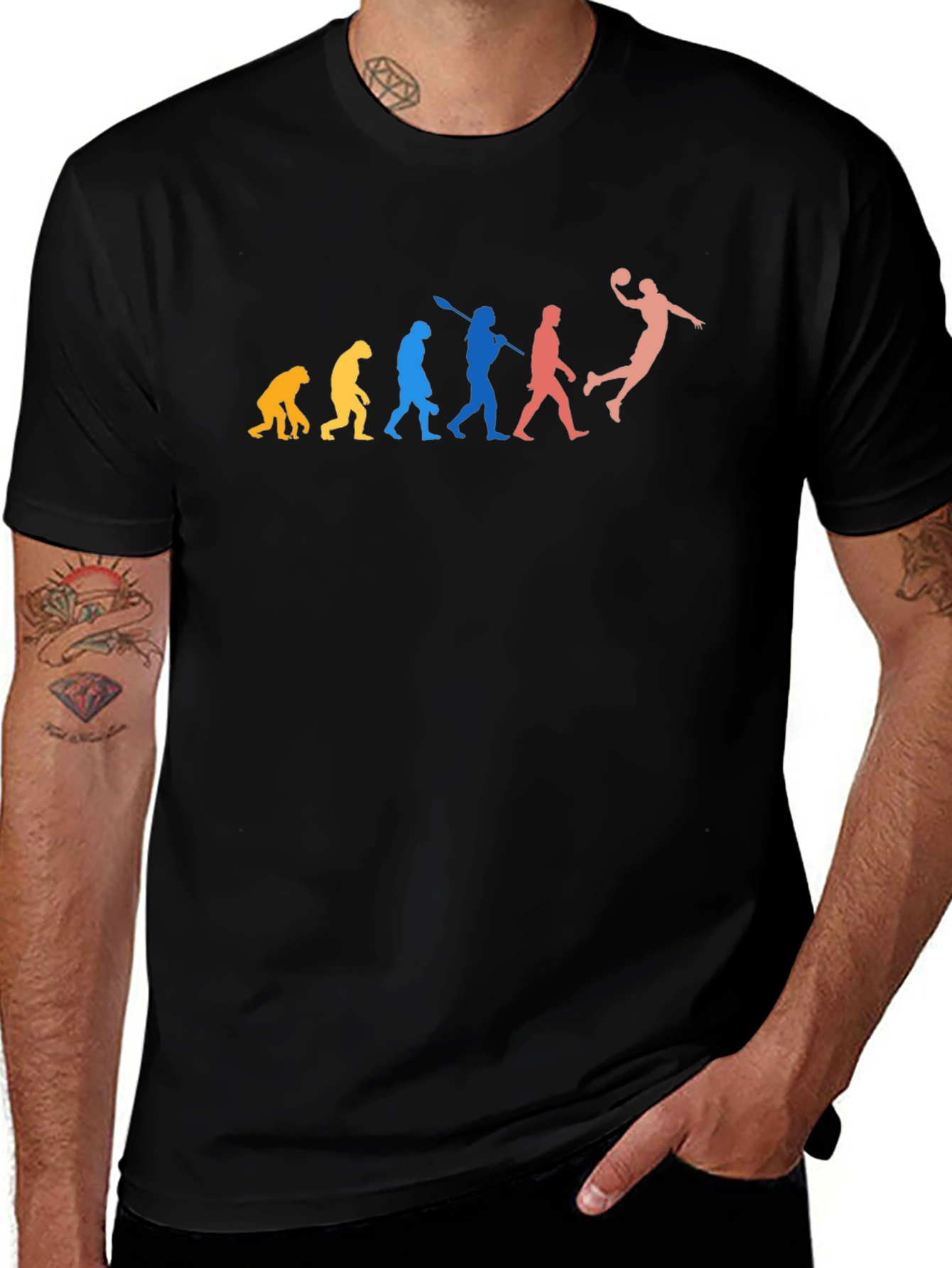 Evolution of Basketball T-Shirt