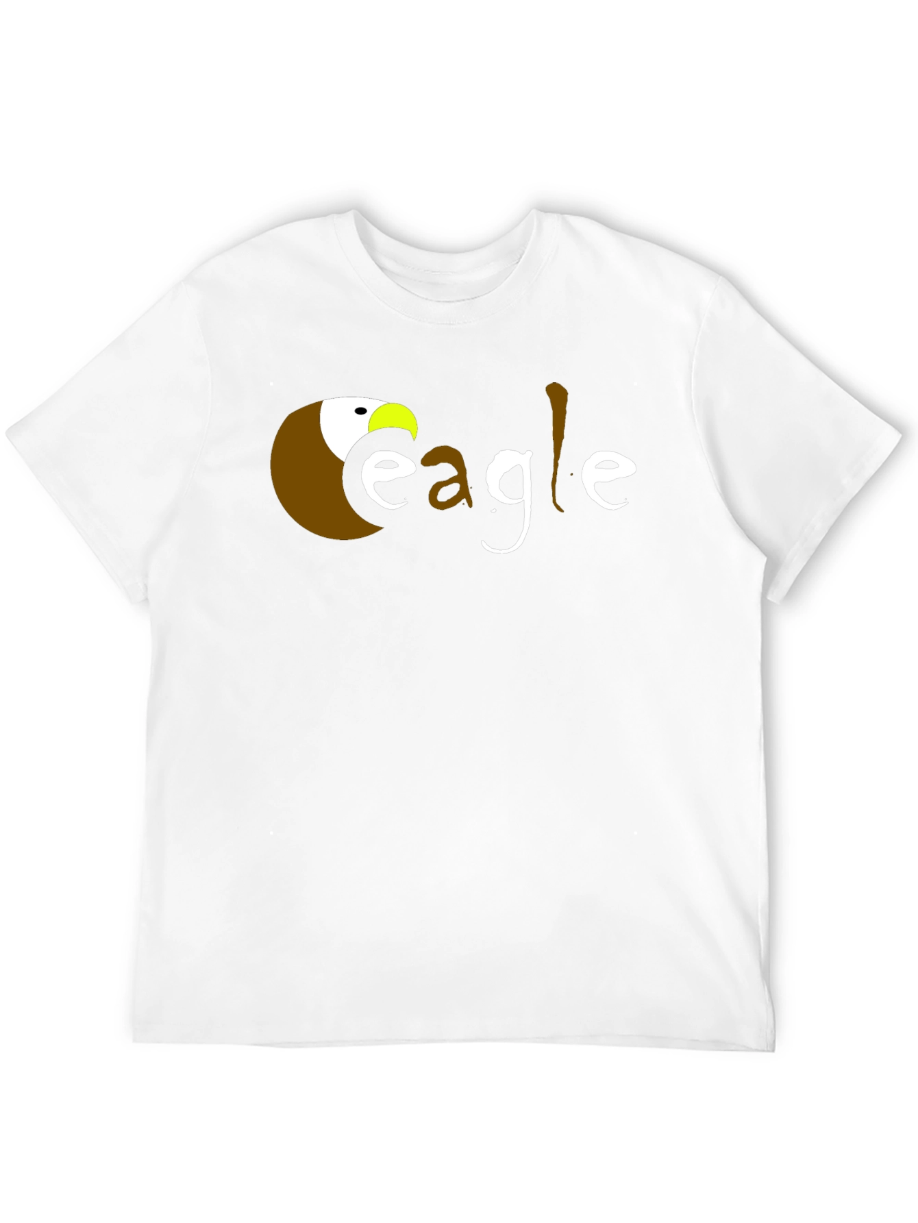 Eagle Graphic T-Shirt - Black Crew Neck