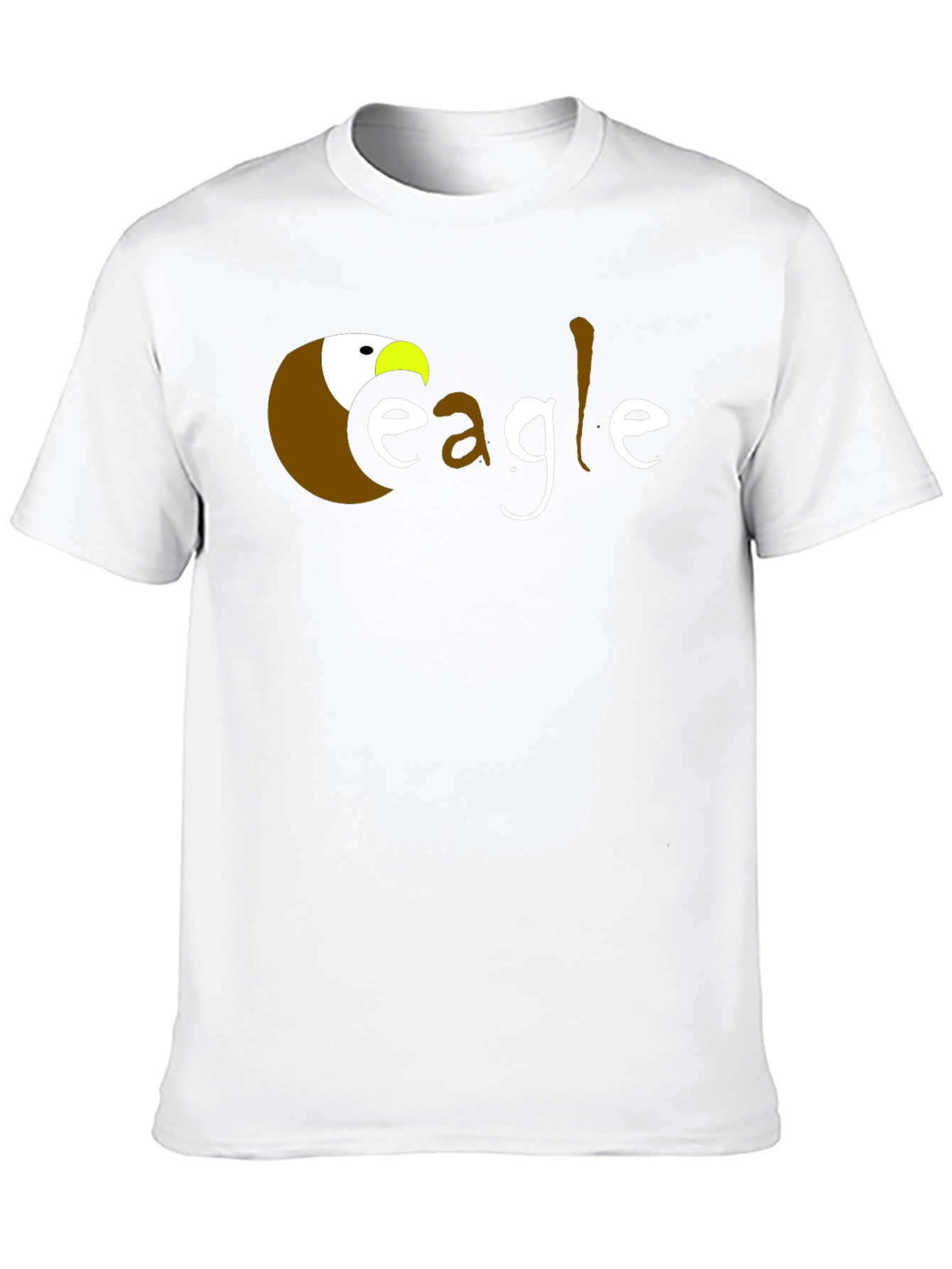 Eagle Graphic T-Shirt - Black Crew Neck