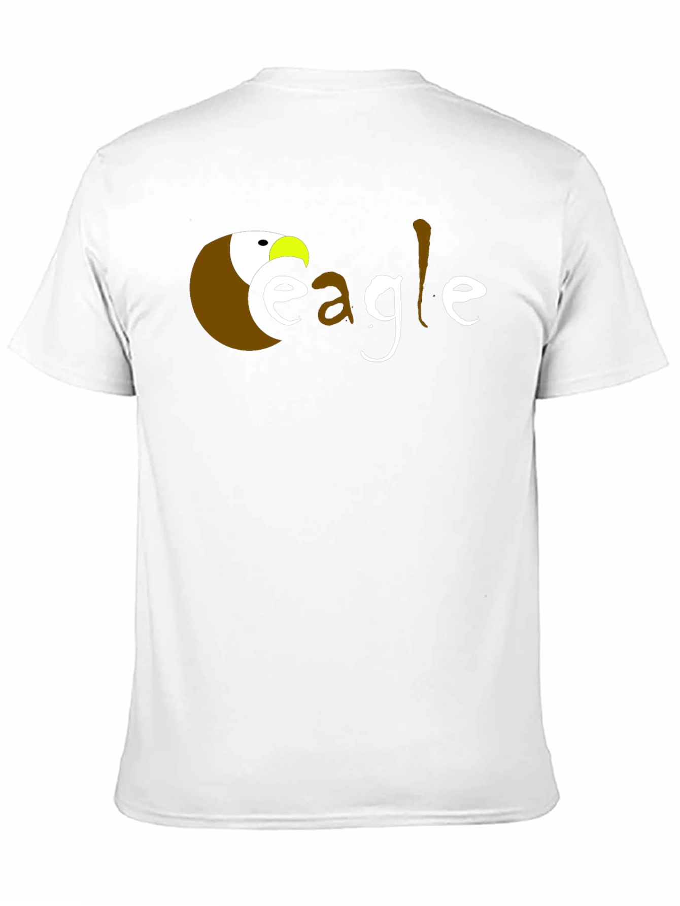 Eagle Graphic T-Shirt - Black Crew Neck