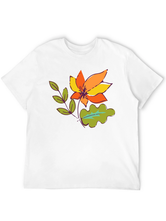 Black Floral Graphic Tee