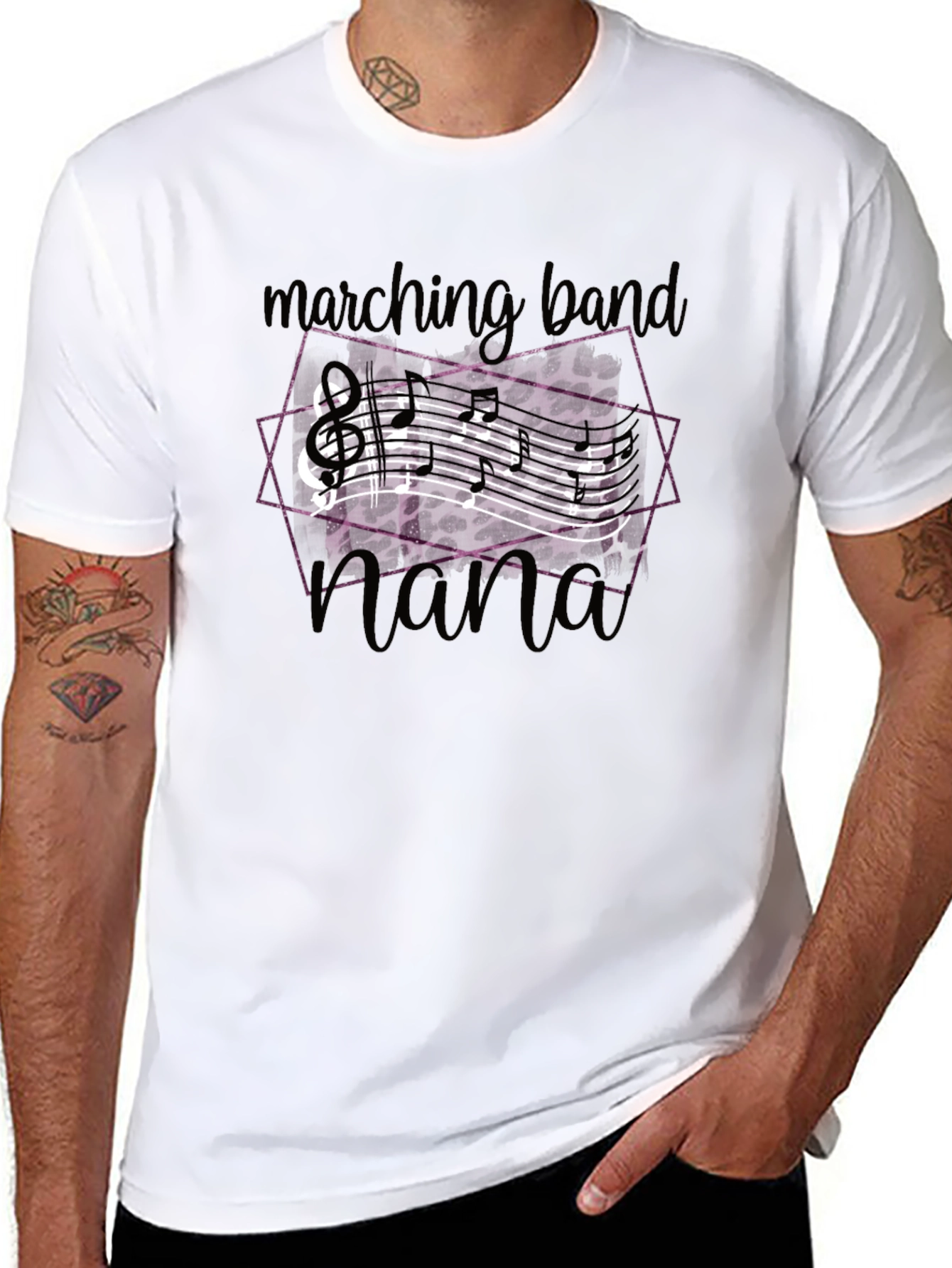 Marching Band Nana Graphic T-Shirt