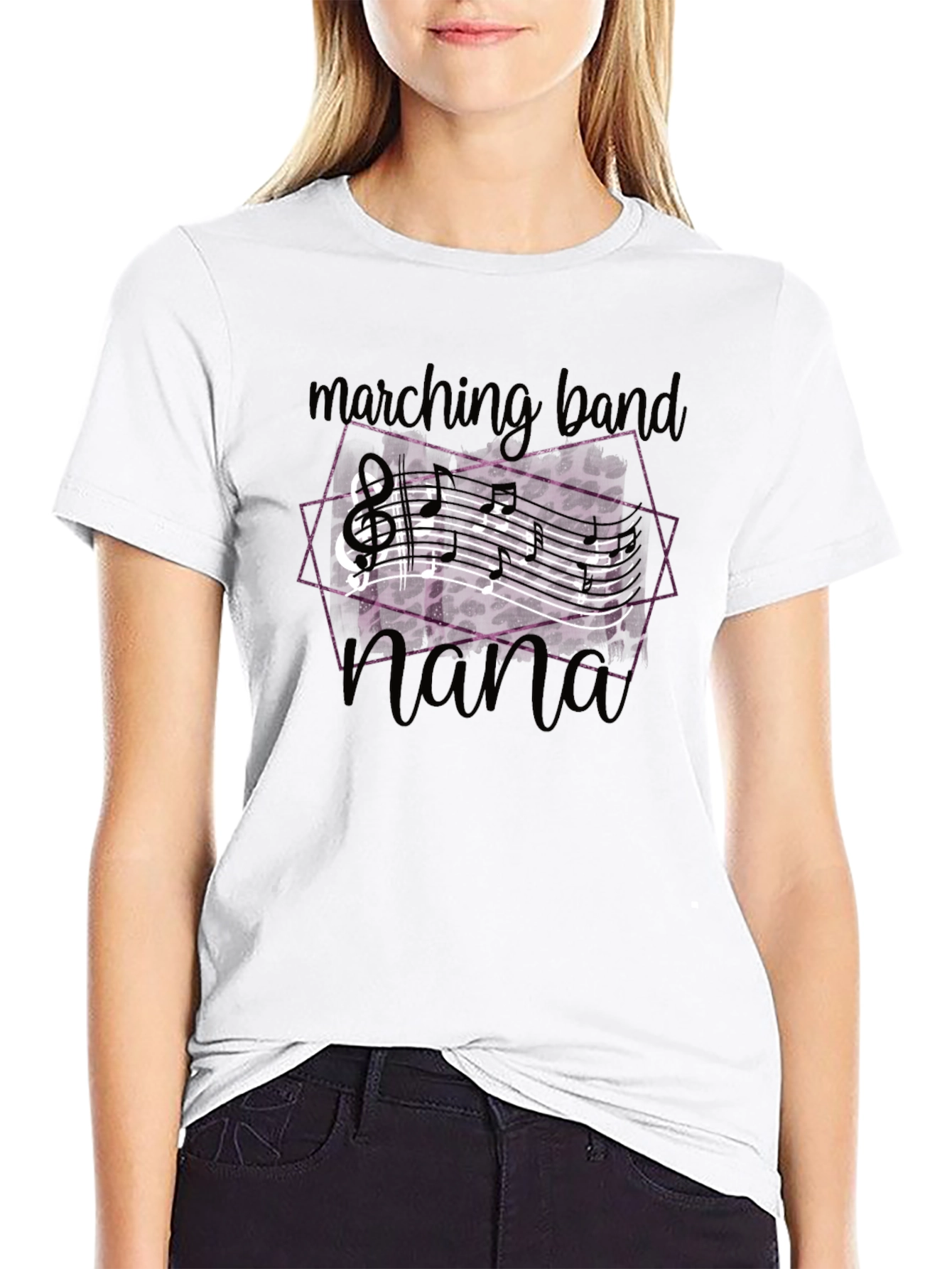 Marching Band Nana Graphic T-Shirt