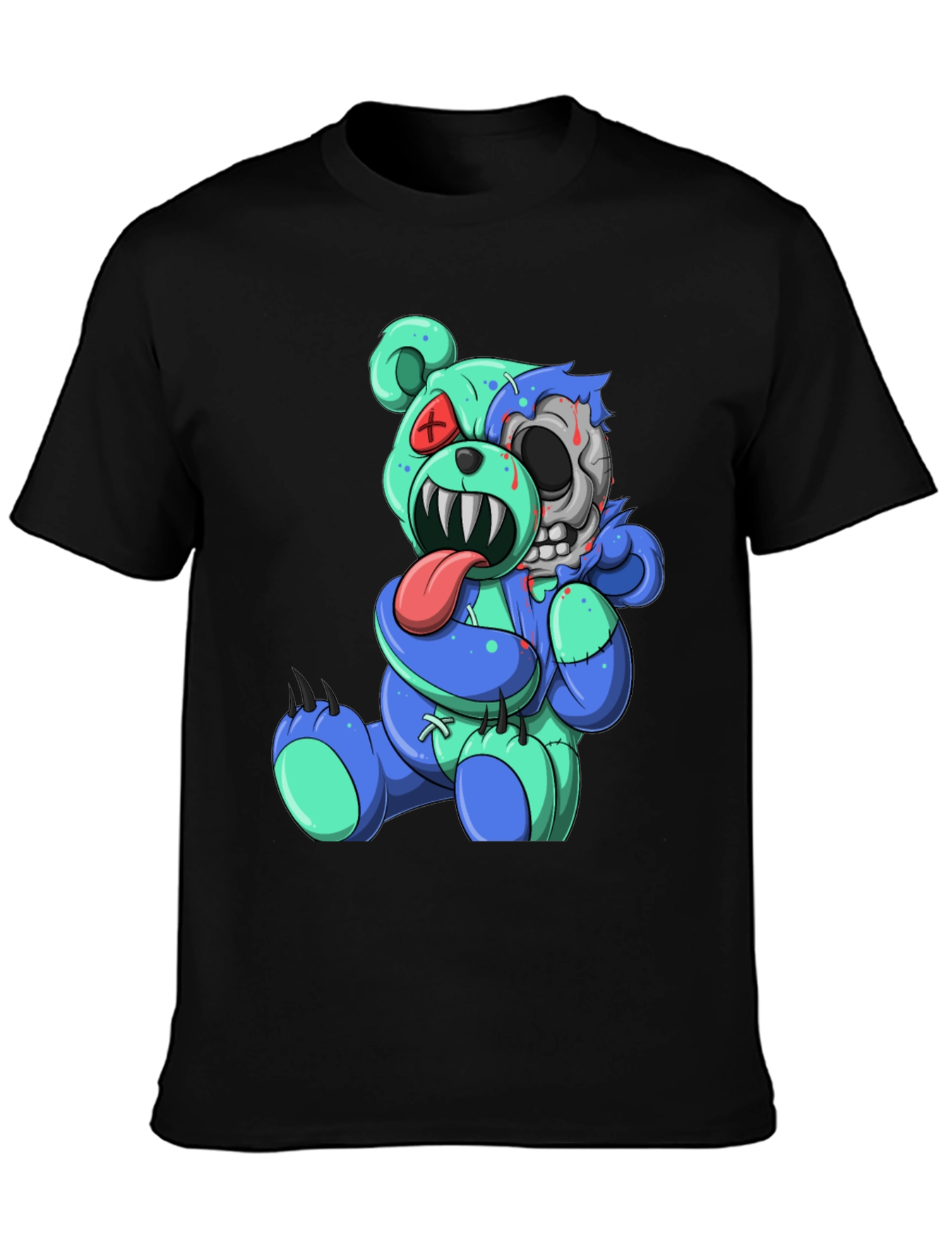 Zombie Bear T-Shirt - Unique Graphic Tee