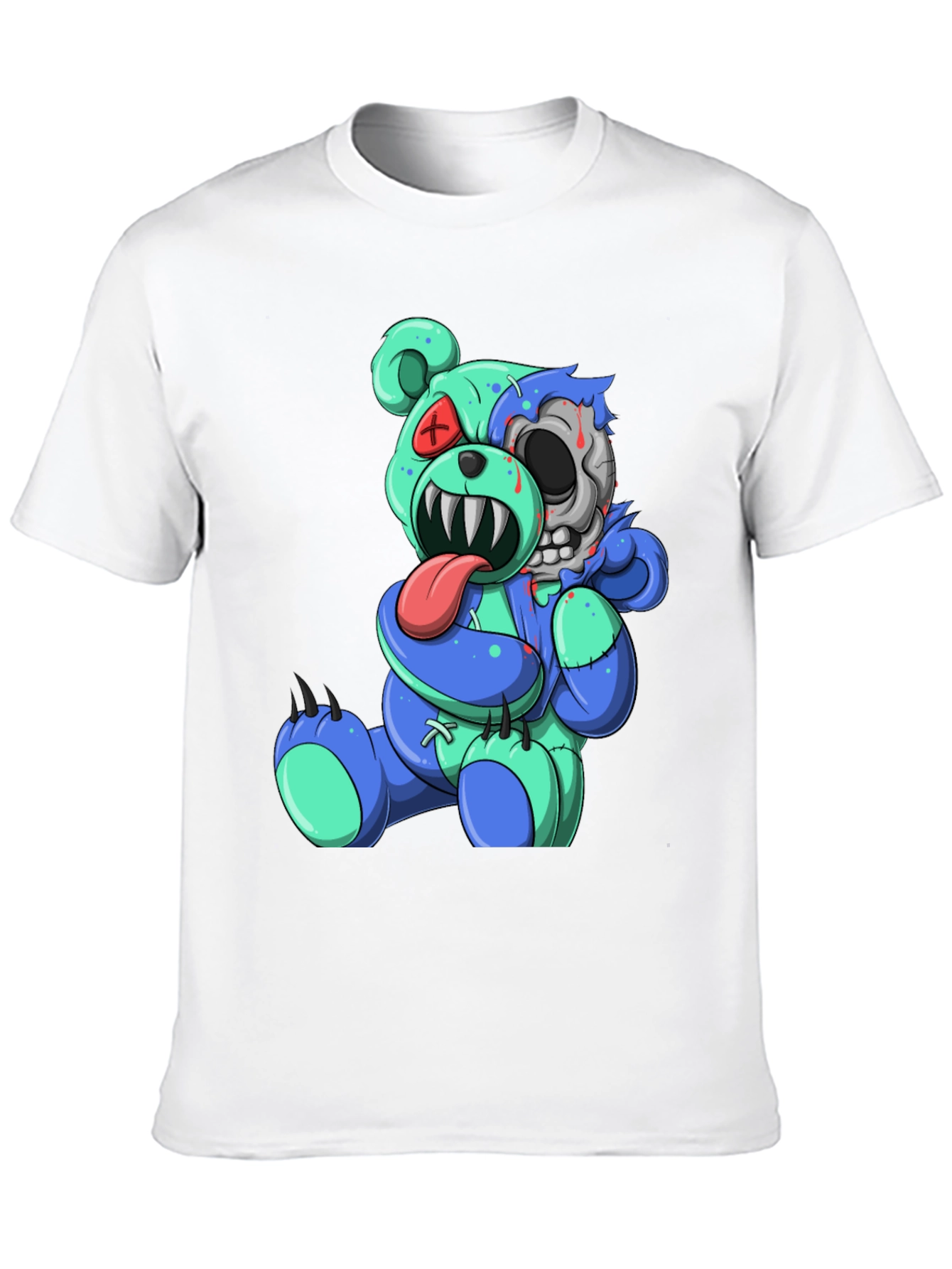 Zombie Bear T-Shirt - Unique Graphic Tee