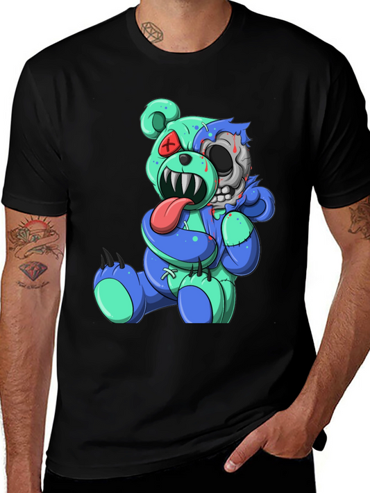 Zombie Bear T-Shirt - Unique Graphic Tee