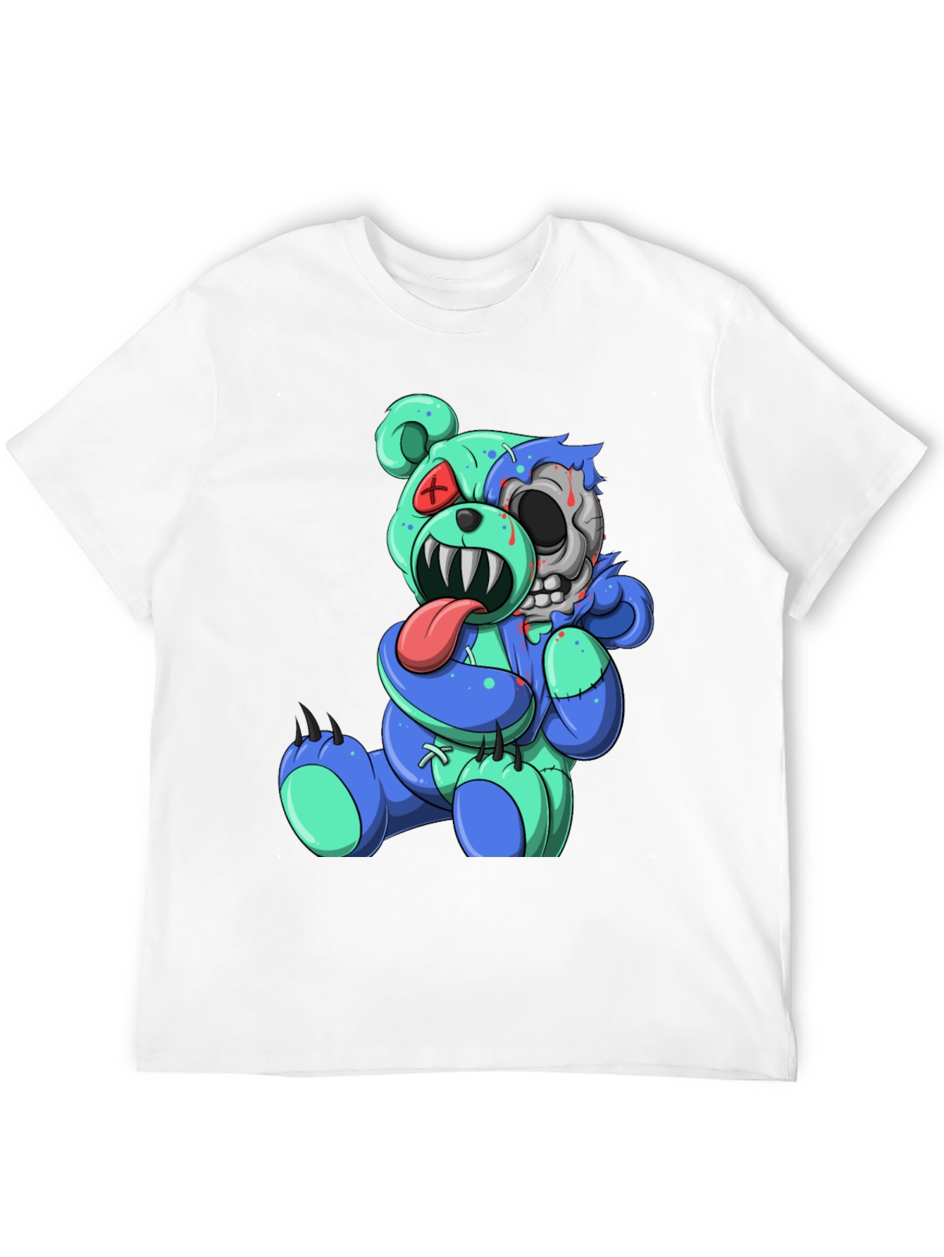 Zombie Bear T-Shirt - Unique Graphic Tee