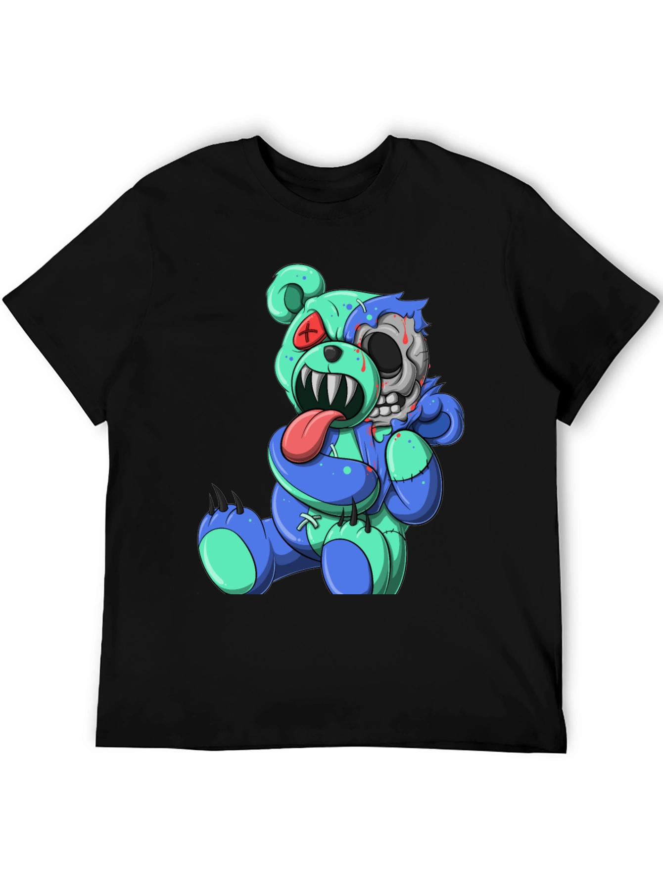Zombie Bear T-Shirt - Unique Graphic Tee