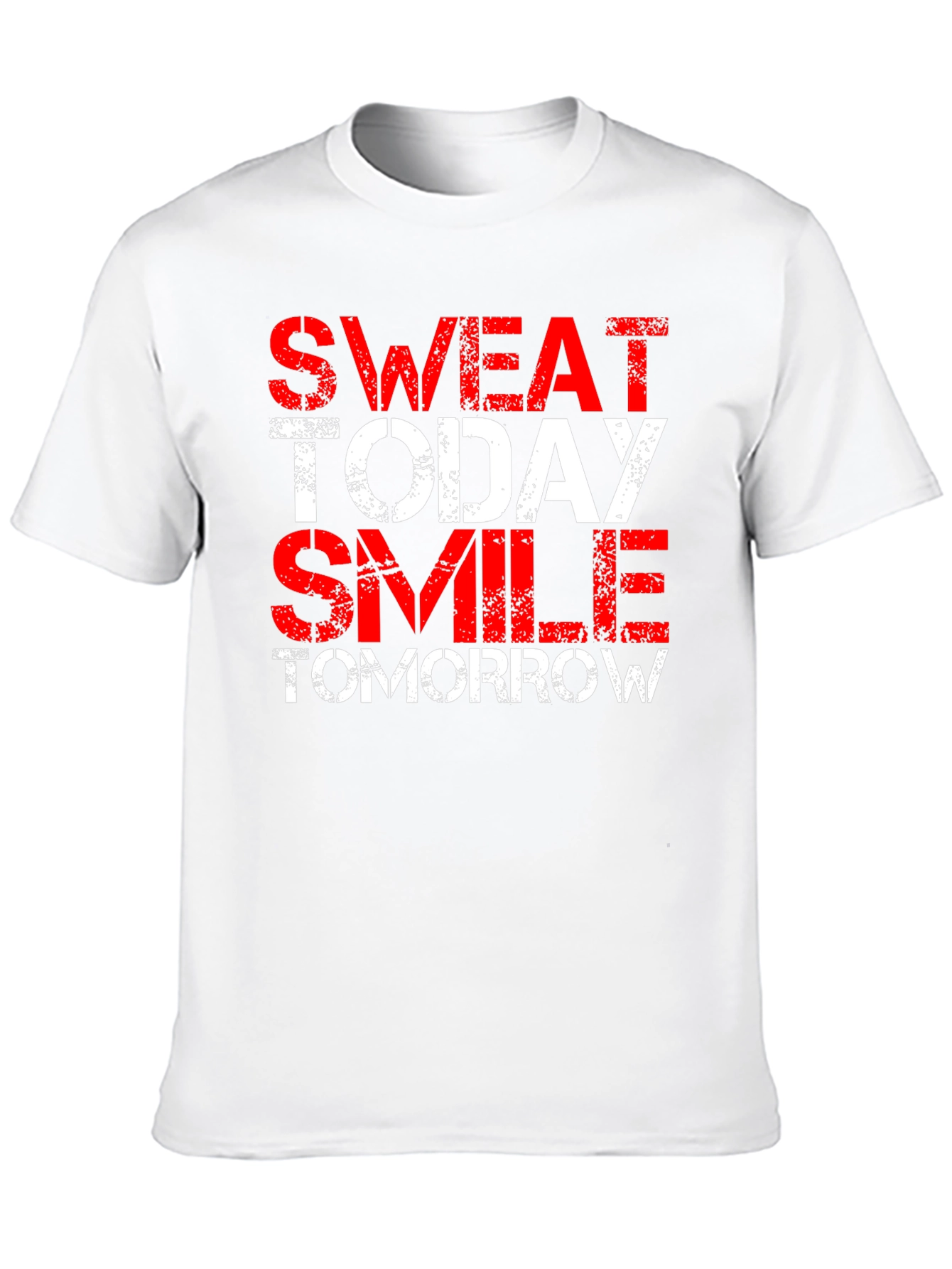 Sweat Today Smile Tomorrow Black T-Shirt