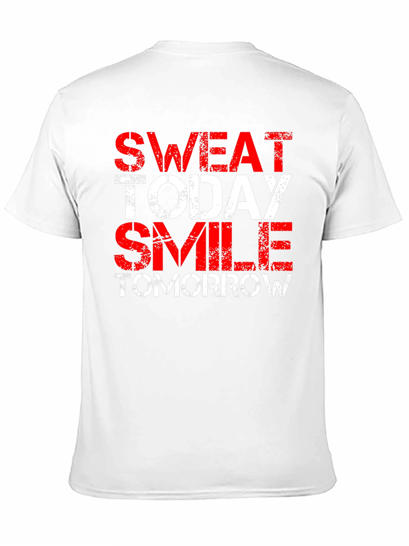 Sweat Today Smile Tomorrow Black T-Shirt