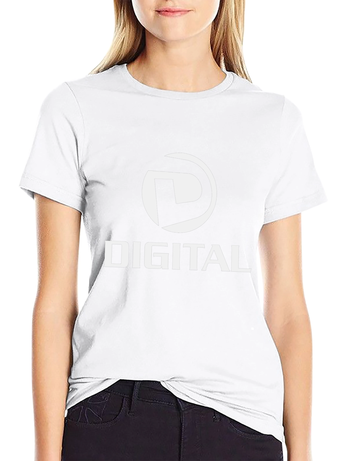 Digital Logo Black T-Shirt