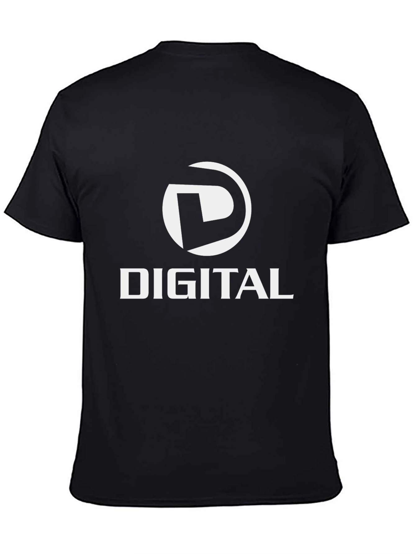 Digital Logo Black T-Shirt