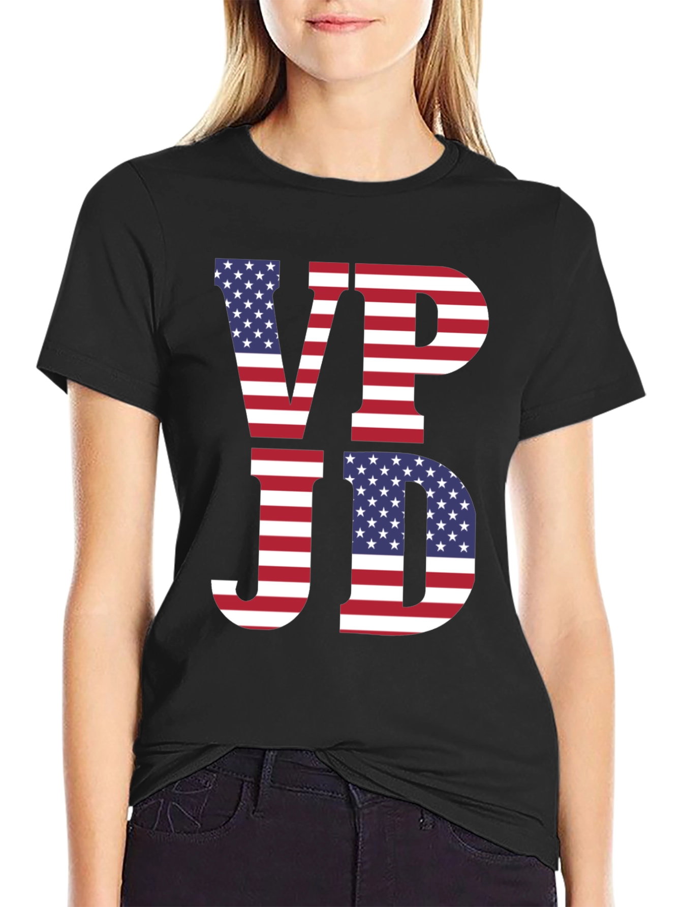 VP JD USA Flag Patriotic T-Shirt