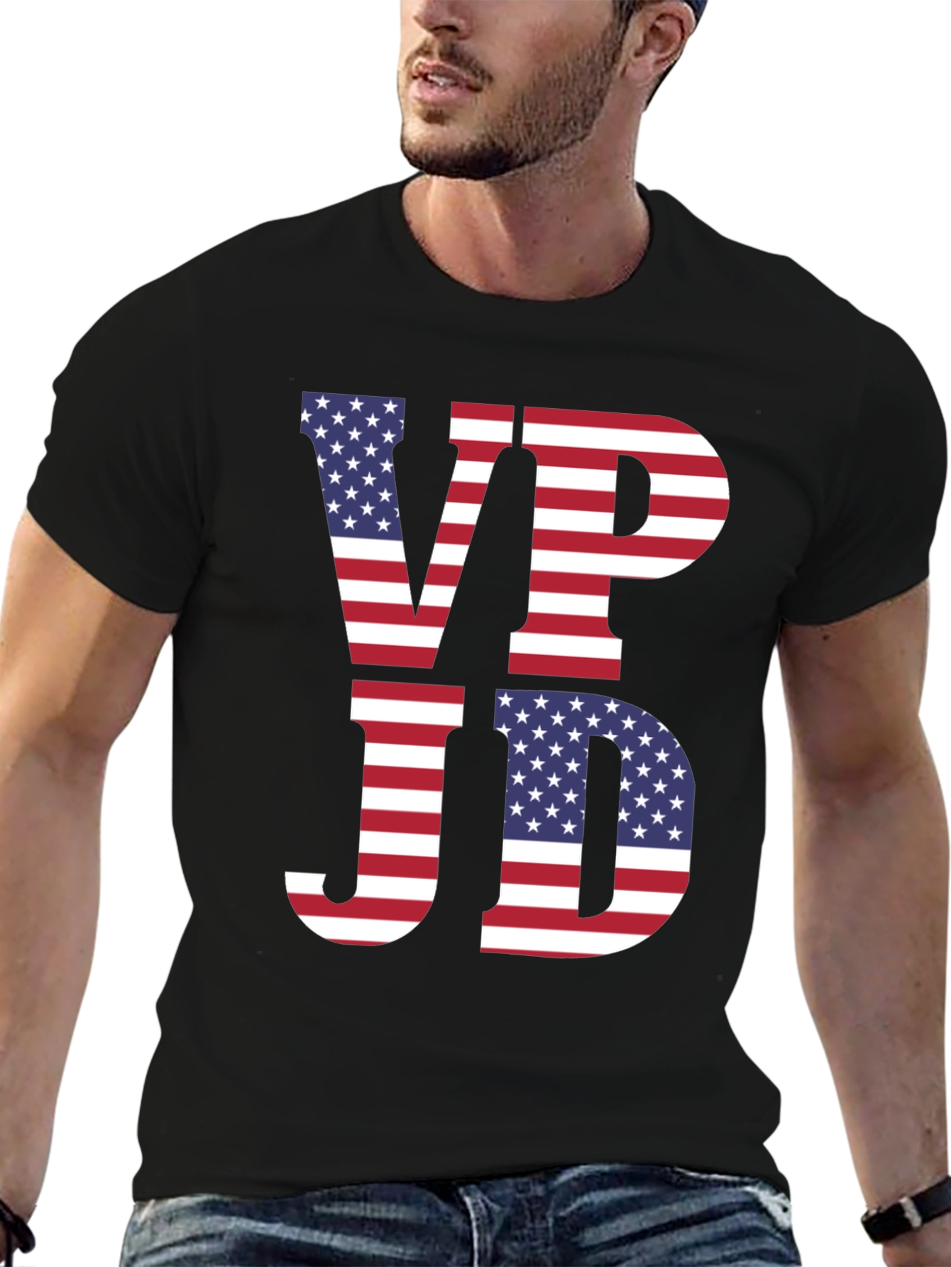 VP JD USA Flag Patriotic T-Shirt