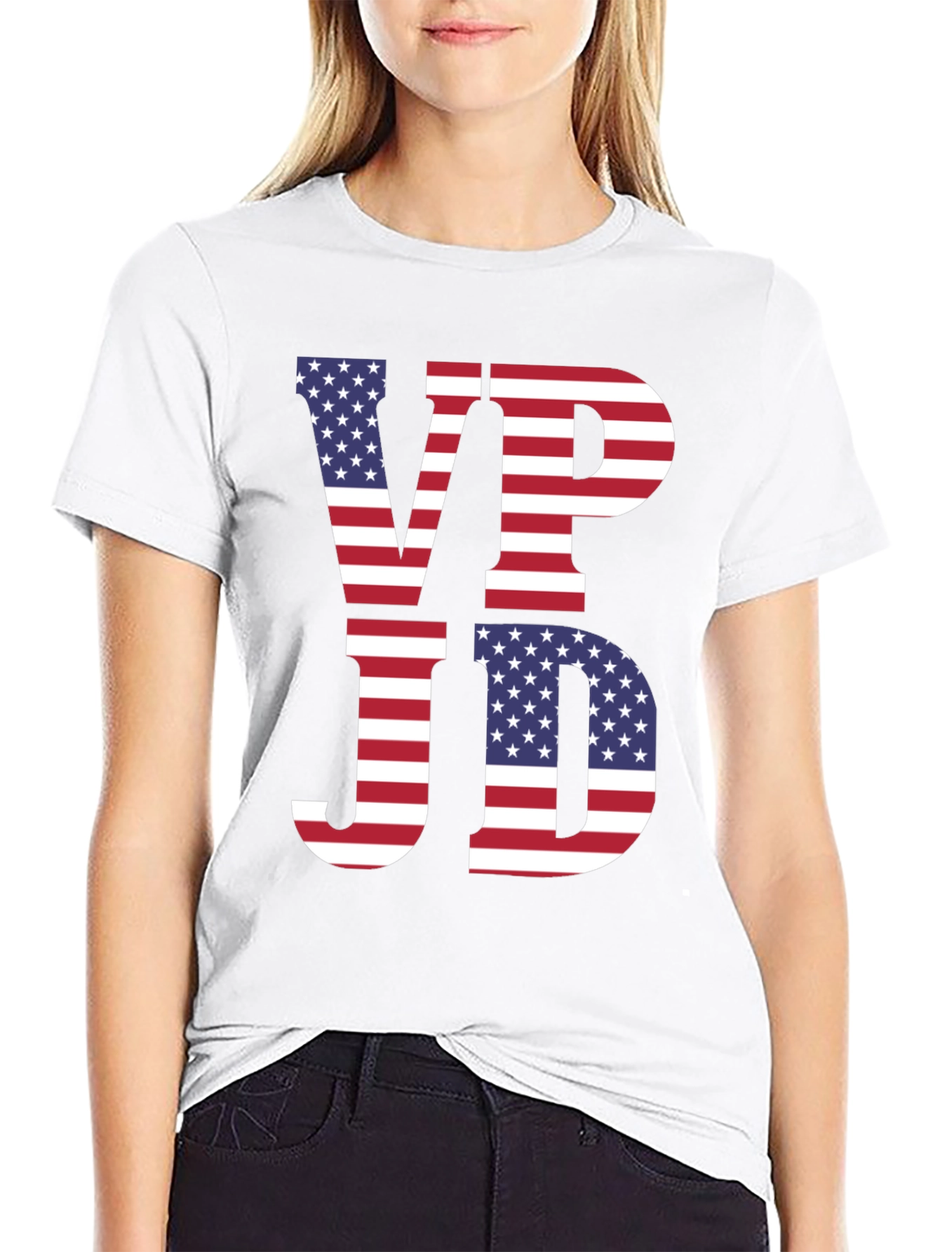 VP JD USA Flag Patriotic T-Shirt