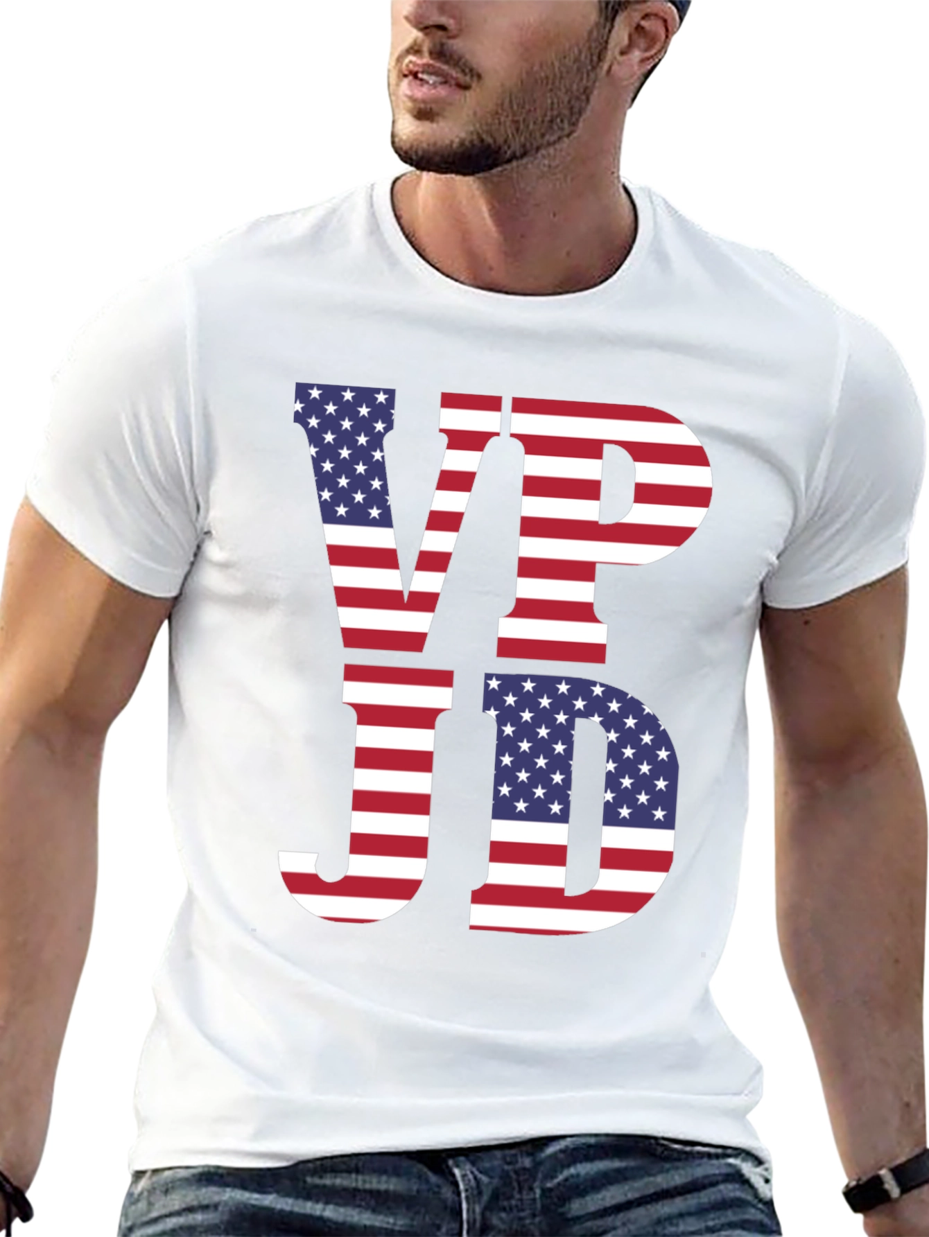 VP JD USA Flag Patriotic T-Shirt