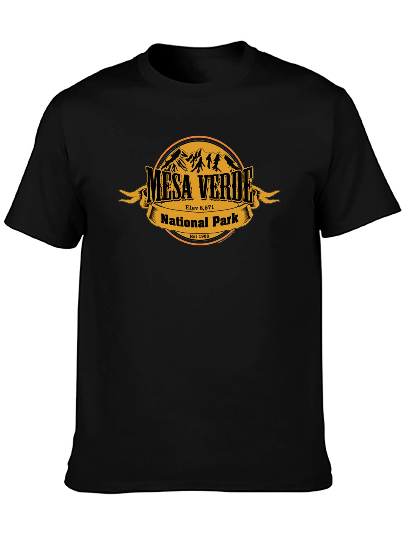 Mesa Verde National Park T-Shirt - Black