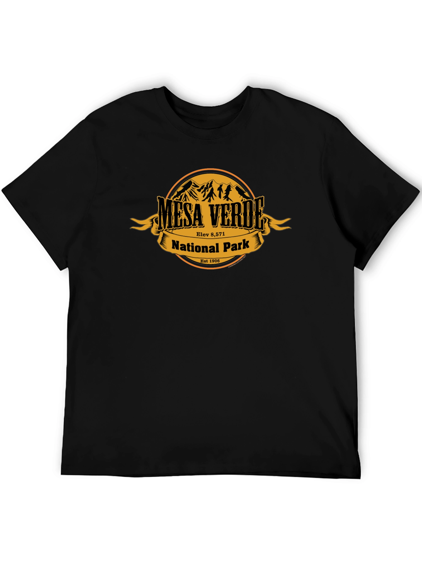 Mesa Verde National Park T-Shirt - Black