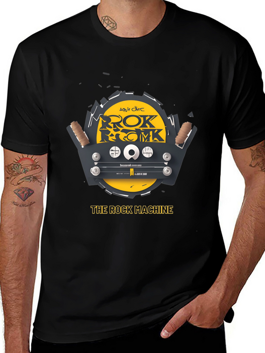 The Rock Machine Graphic Tee - Cool Band T-Shirt