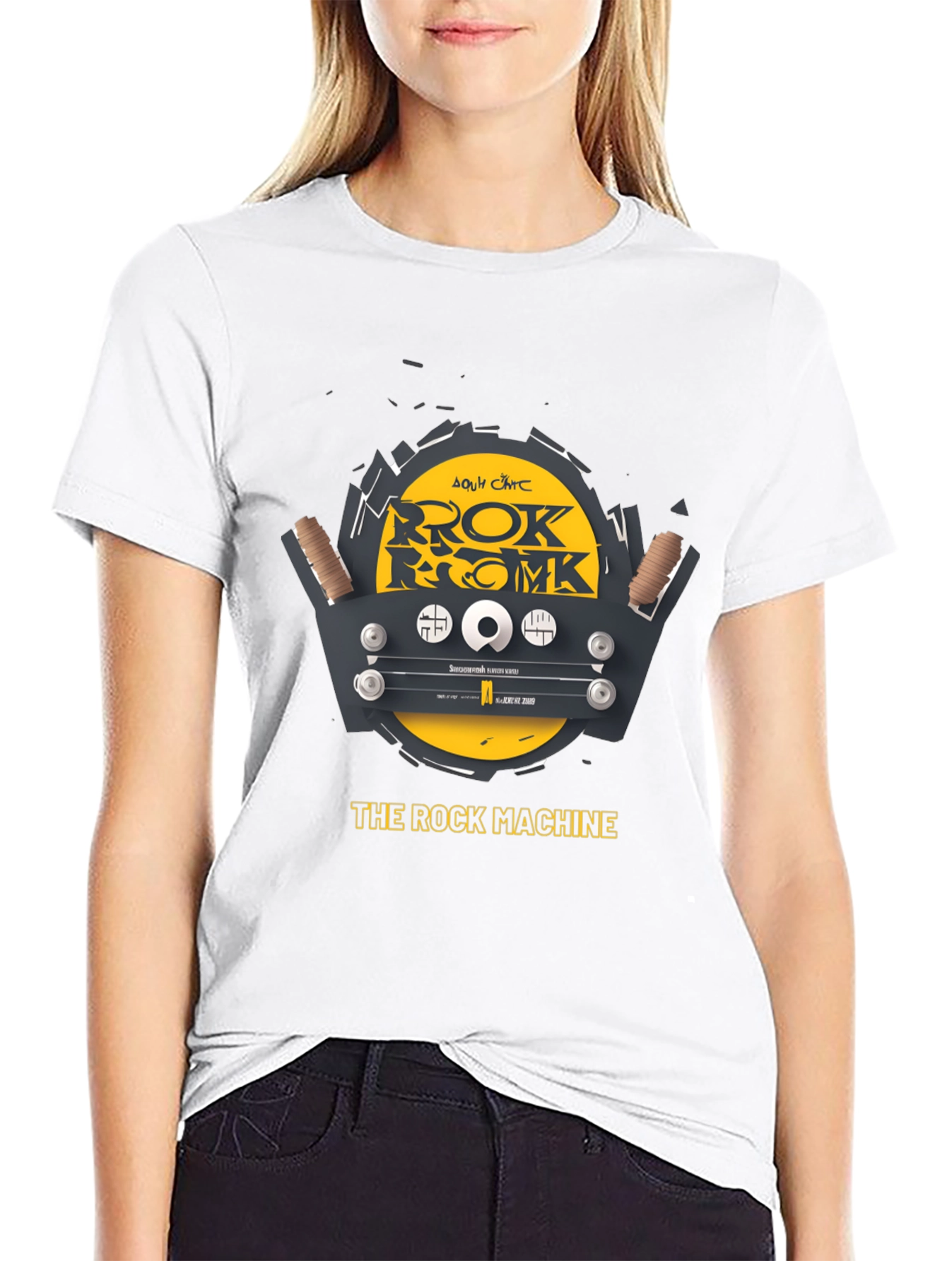 The Rock Machine Graphic Tee - Cool Band T-Shirt