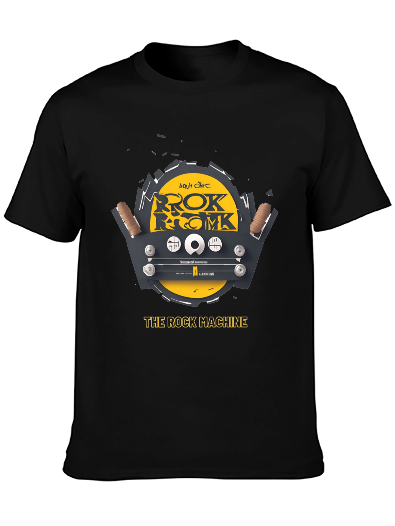 The Rock Machine Graphic Tee - Cool Band T-Shirt