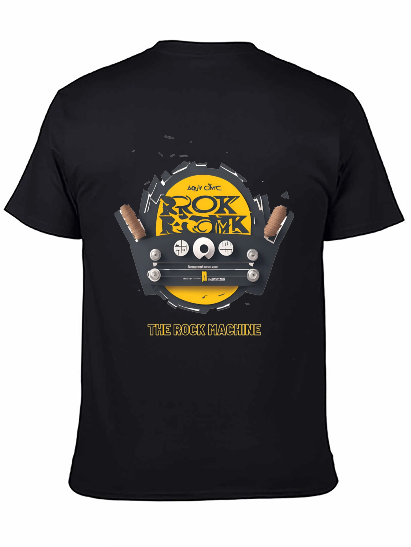 The Rock Machine Graphic Tee - Cool Band T-Shirt