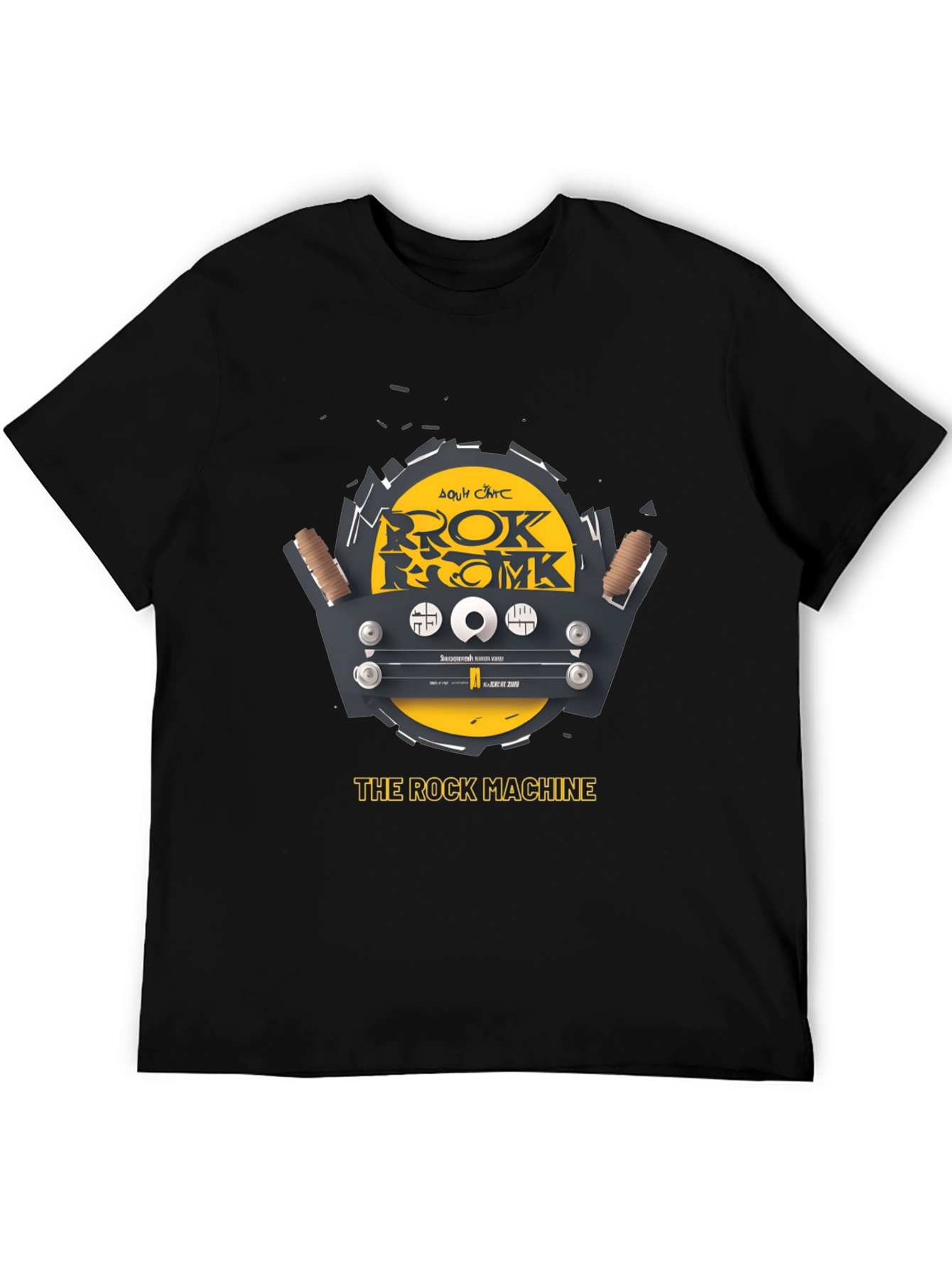The Rock Machine Graphic Tee - Cool Band T-Shirt