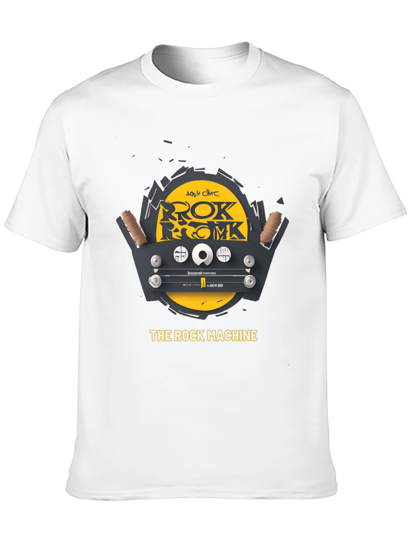 The Rock Machine Graphic Tee - Cool Band T-Shirt