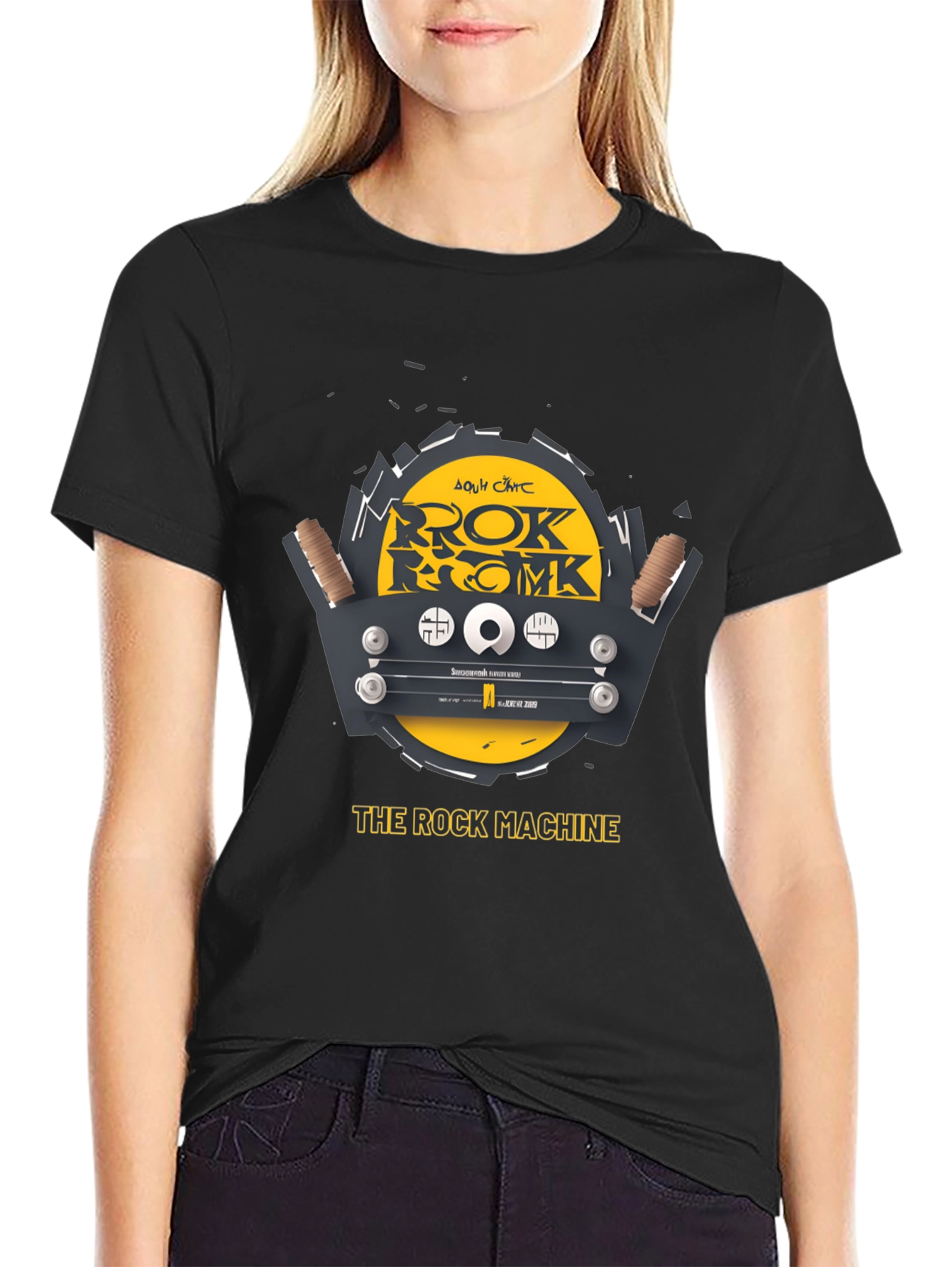 The Rock Machine Graphic Tee - Cool Band T-Shirt