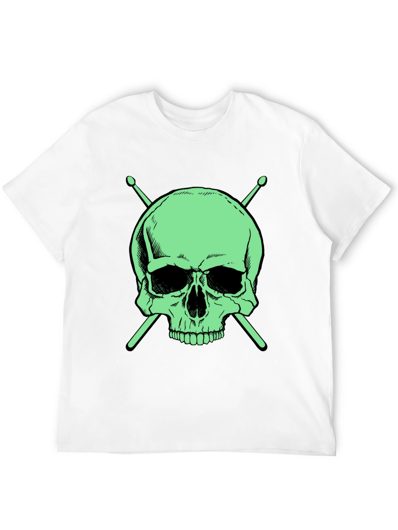 Skull & Drumsticks Graphic Tee