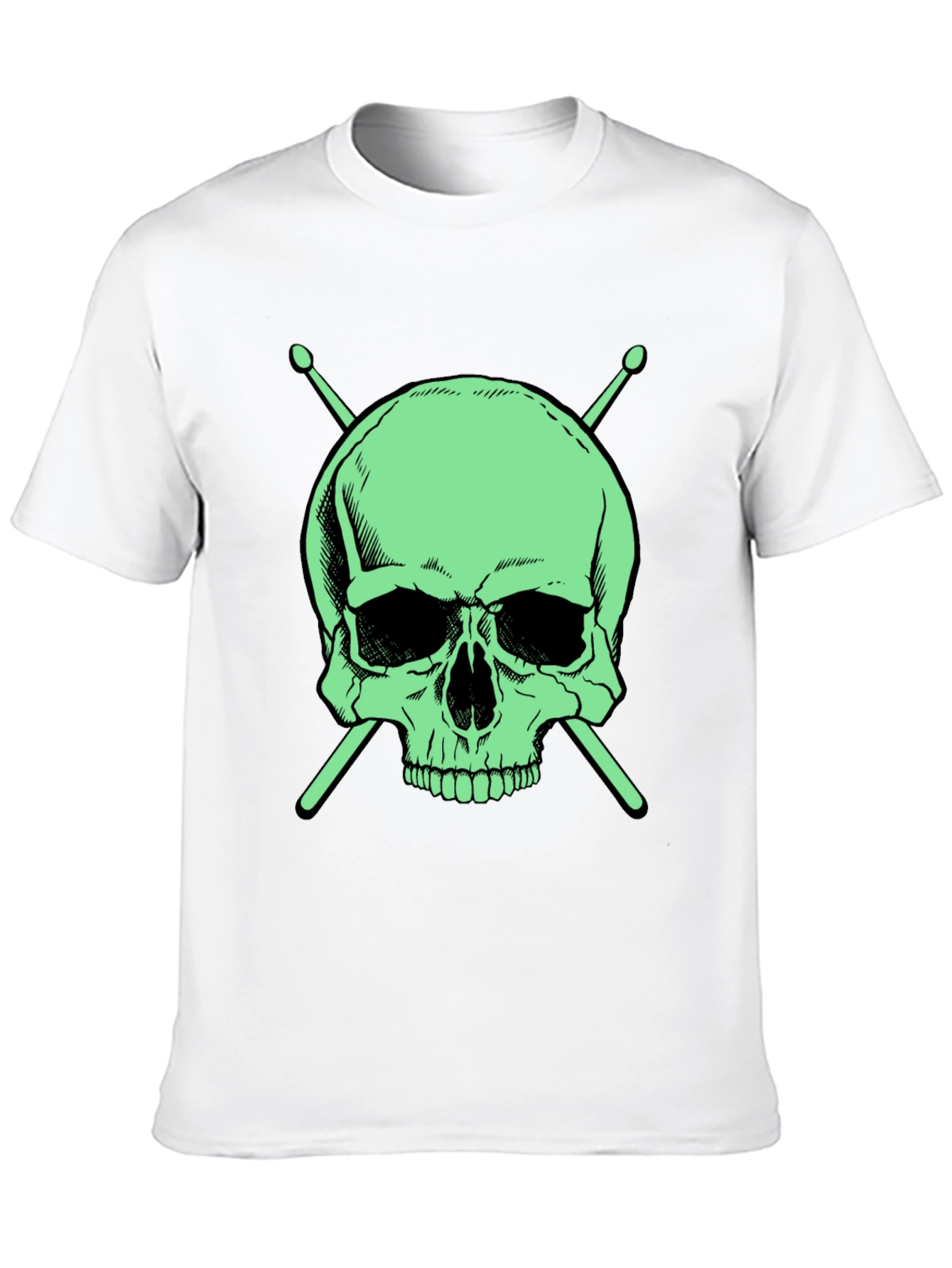 Skull & Drumsticks Graphic Tee