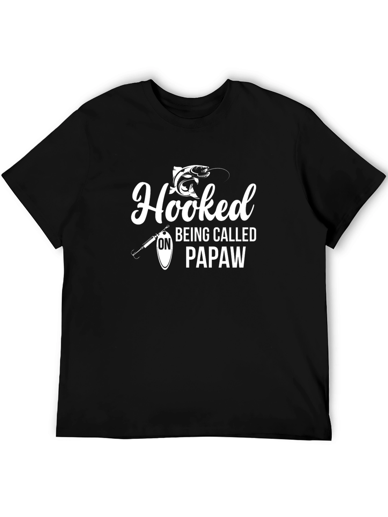 Hooked On Being Called Papaw T-Shirt