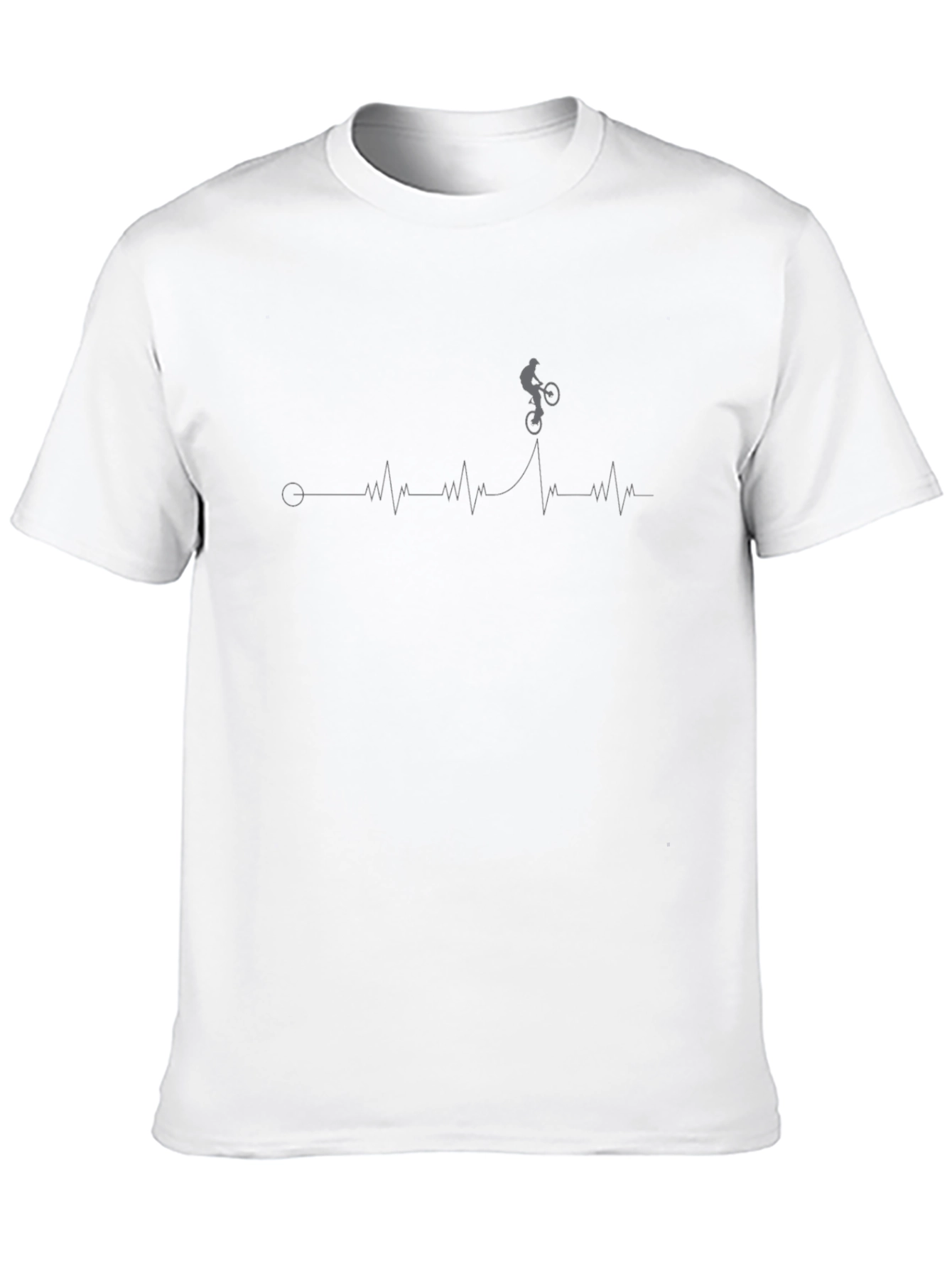 Mountain Bike Heartbeat T-Shirt - Riders Pulse