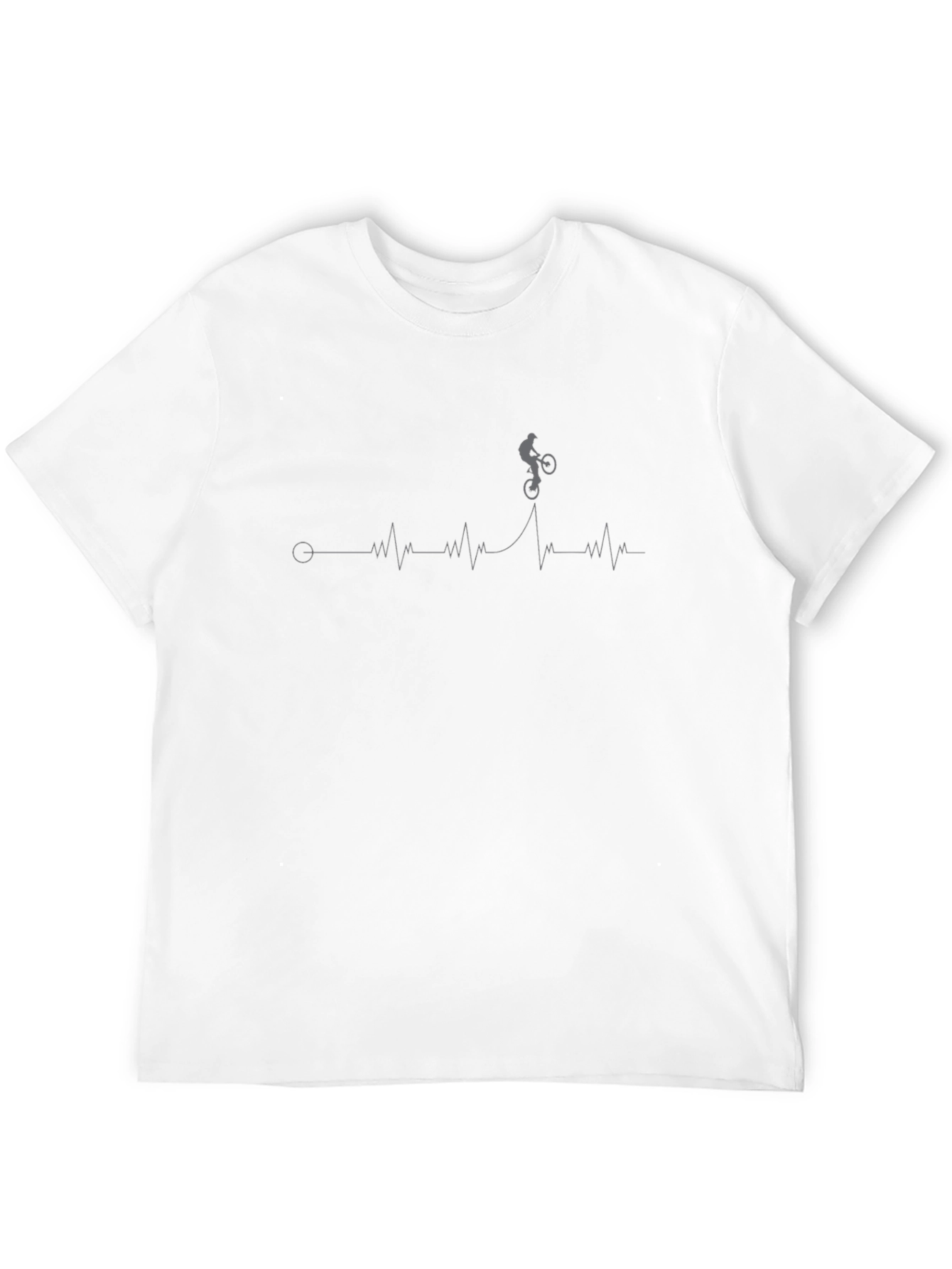 Mountain Bike Heartbeat T-Shirt - Riders Pulse