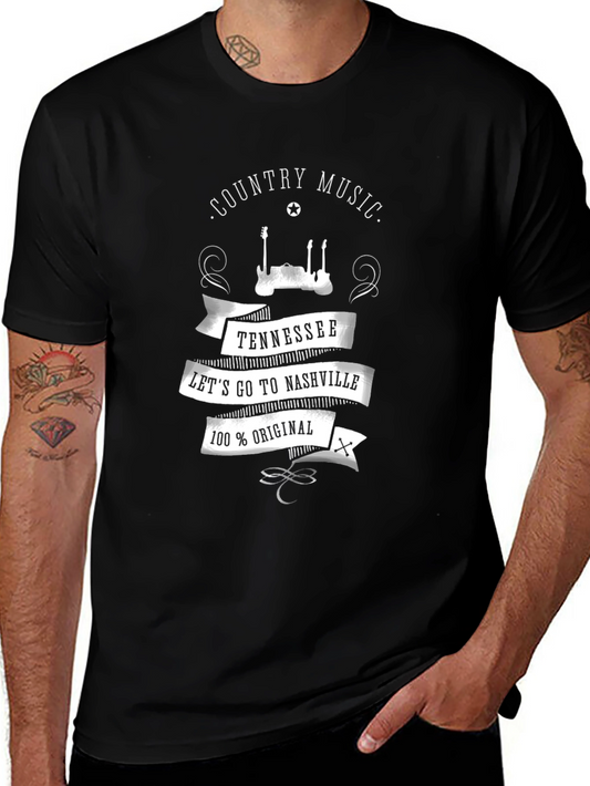 Nashville Tennessee Country Music Graphic Tee