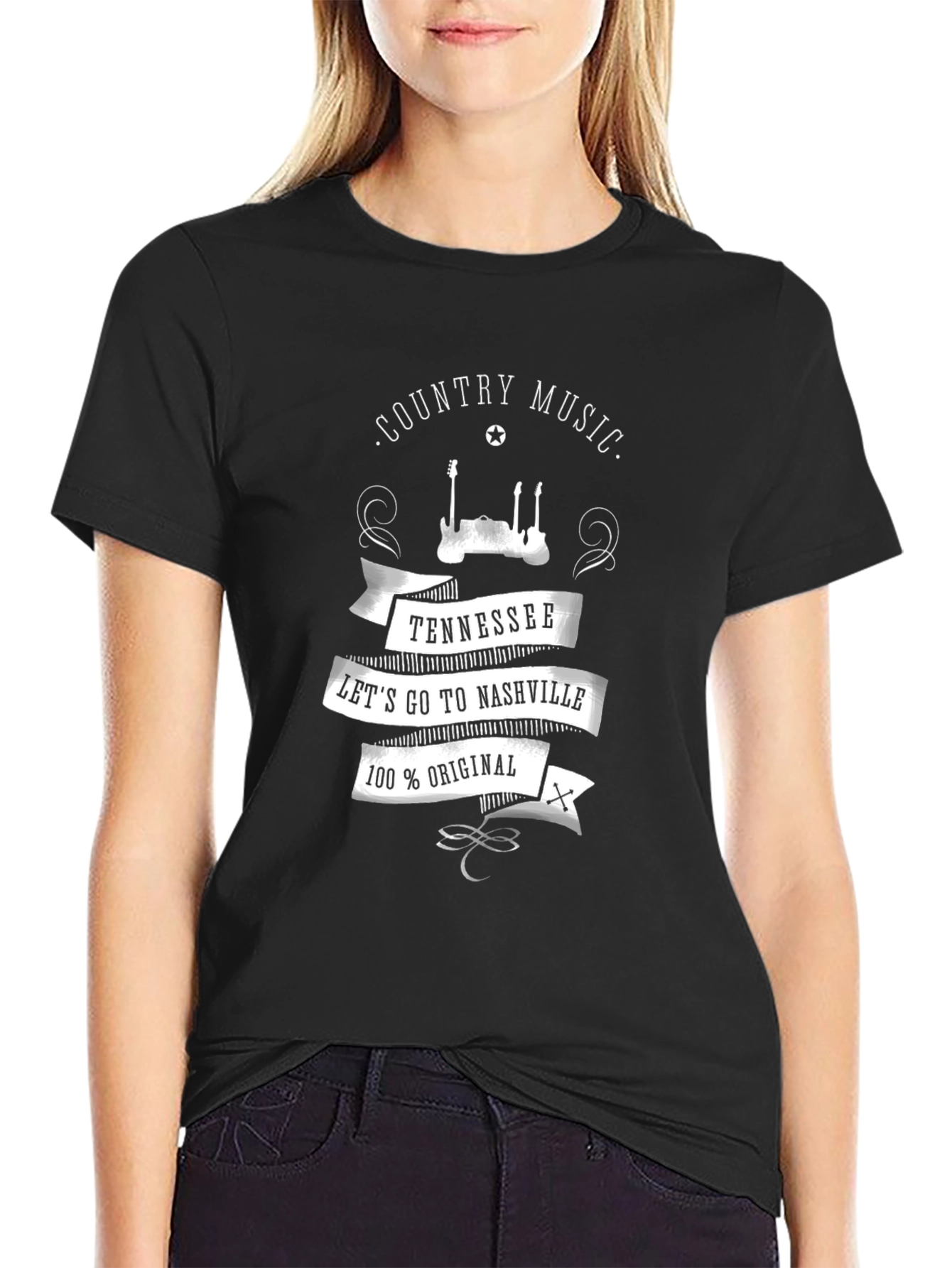 Nashville Tennessee Country Music Graphic Tee