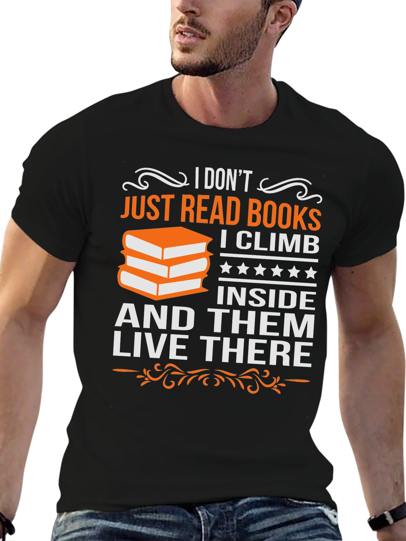 Book Lover T-Shirt: Climb Inside and Live There