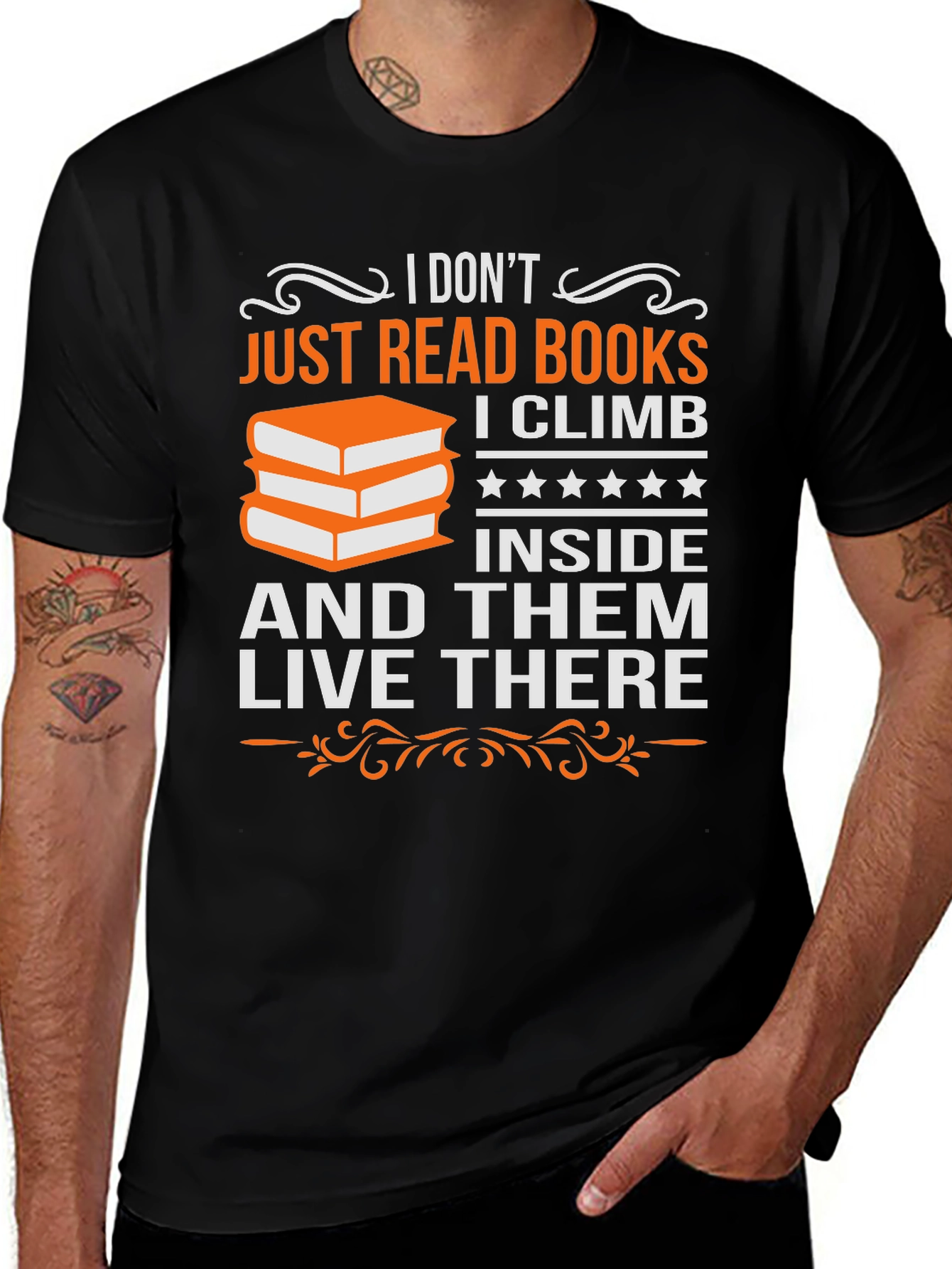 Book Lover T-Shirt: Climb Inside and Live There