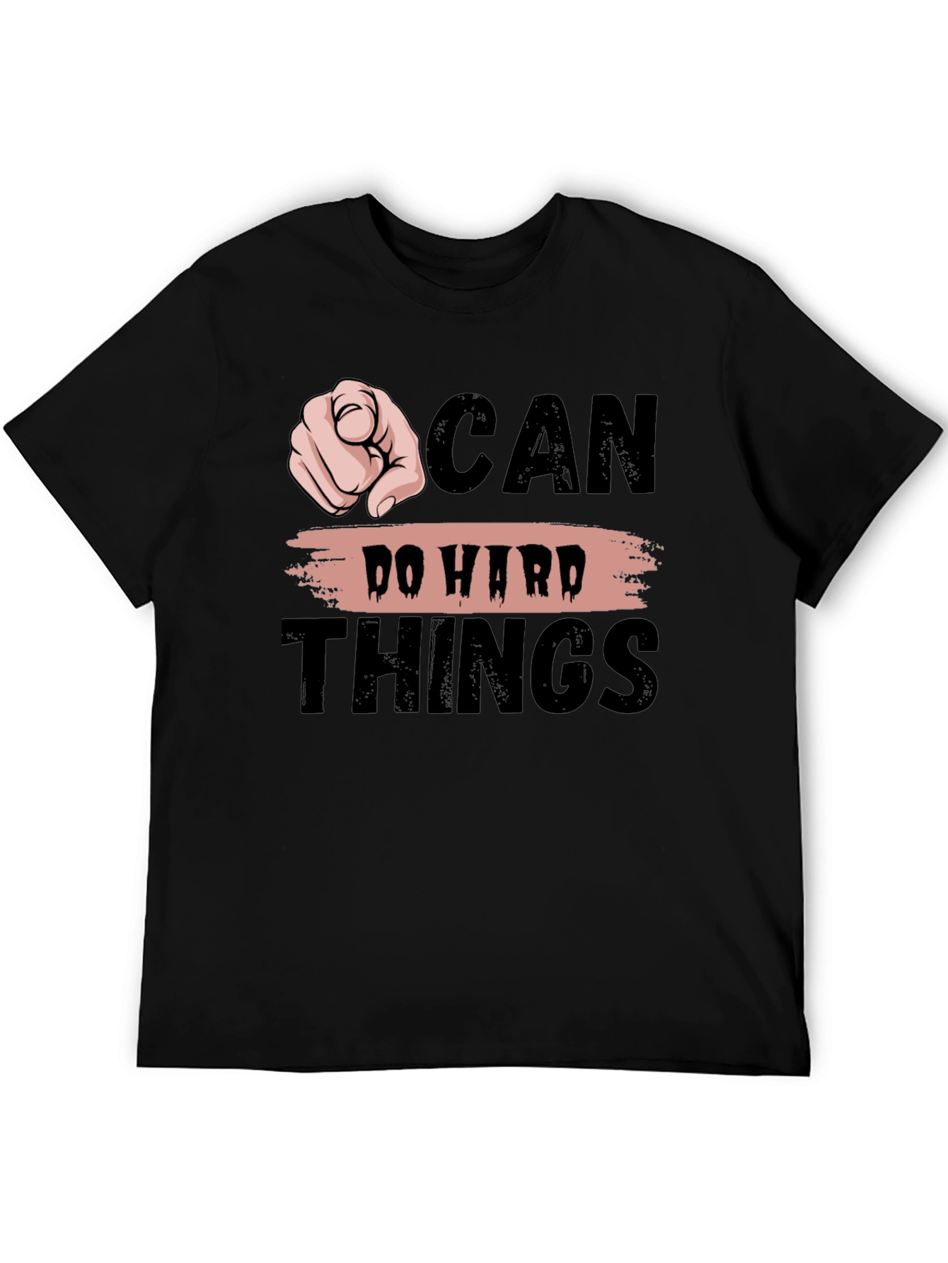 Motivational Graphic T-Shirt - Can Do Hard Things