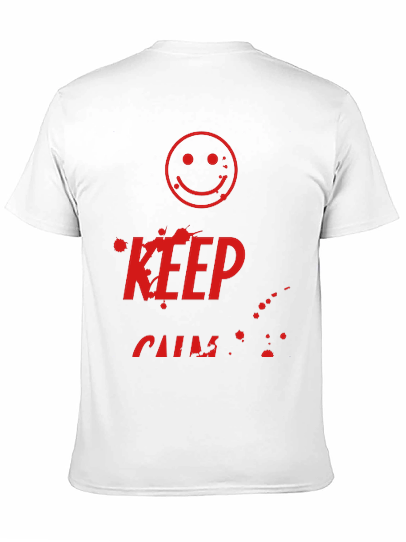 Keep Calm Smiley Face Graphic Tee