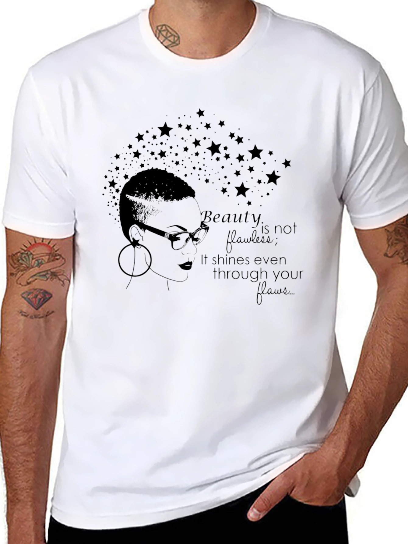 Beauty Through Flaws Graphic Tee