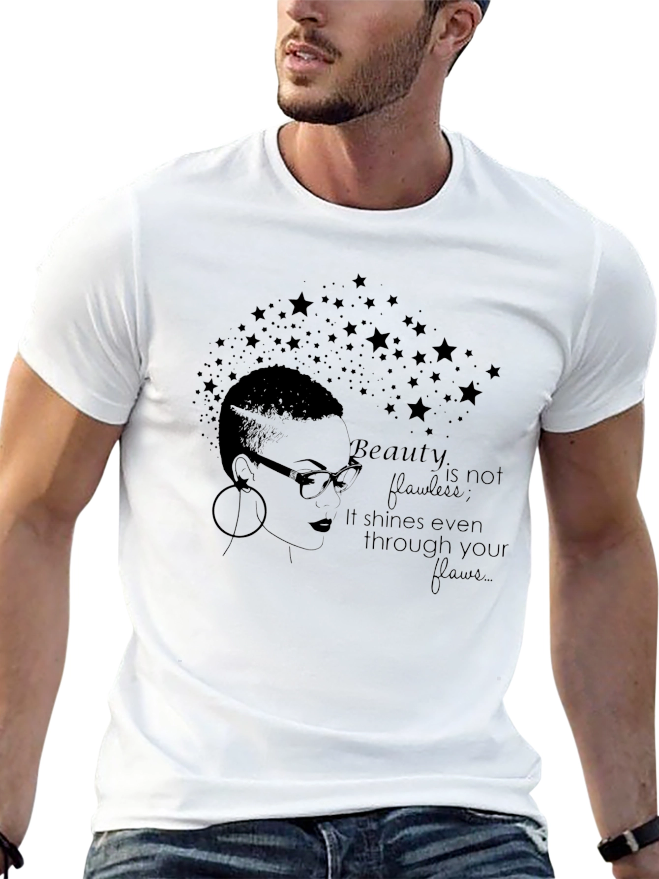 Beauty Through Flaws Graphic Tee