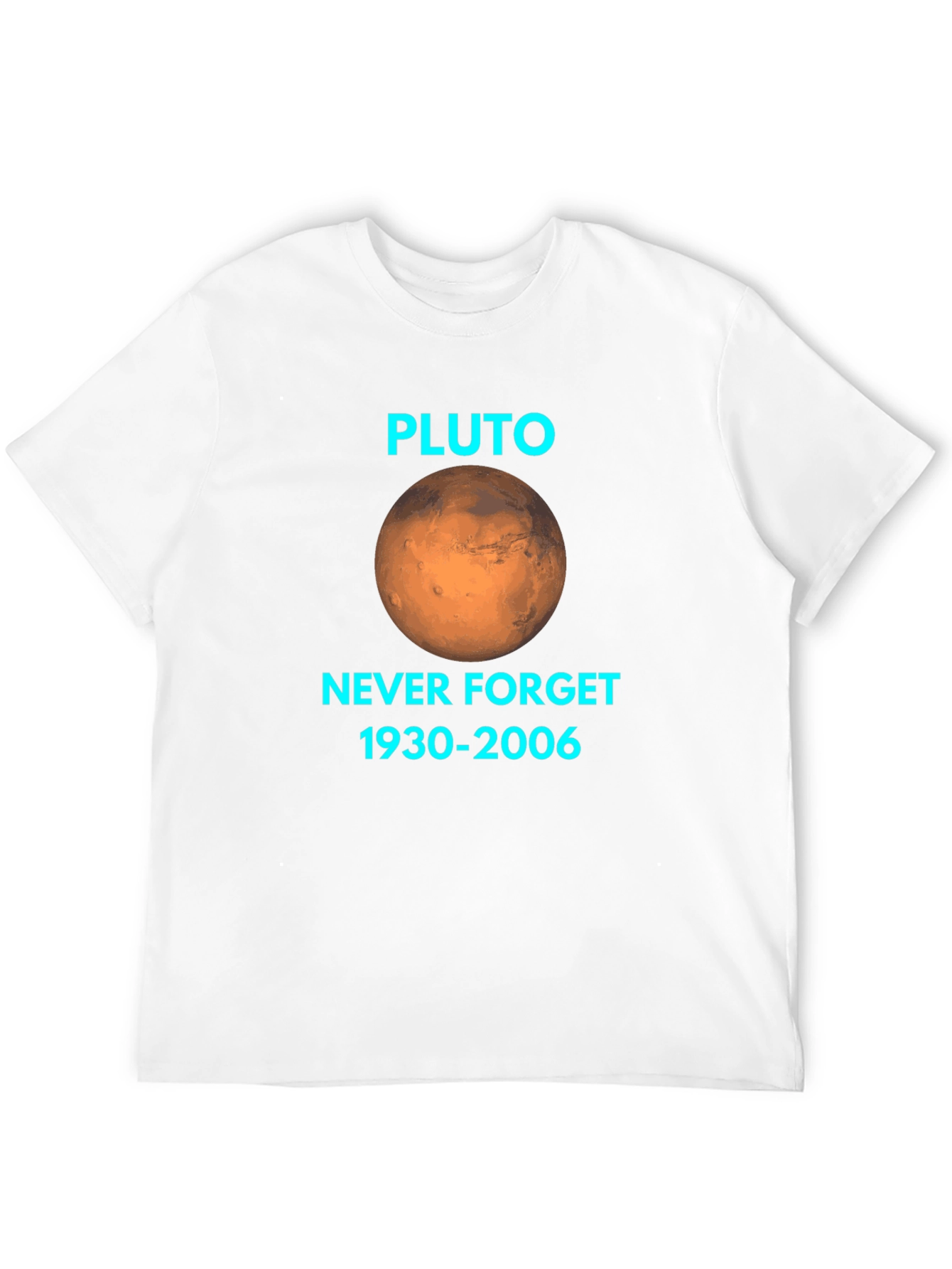 Pluto Never Forget Black Graphic T-Shirt
