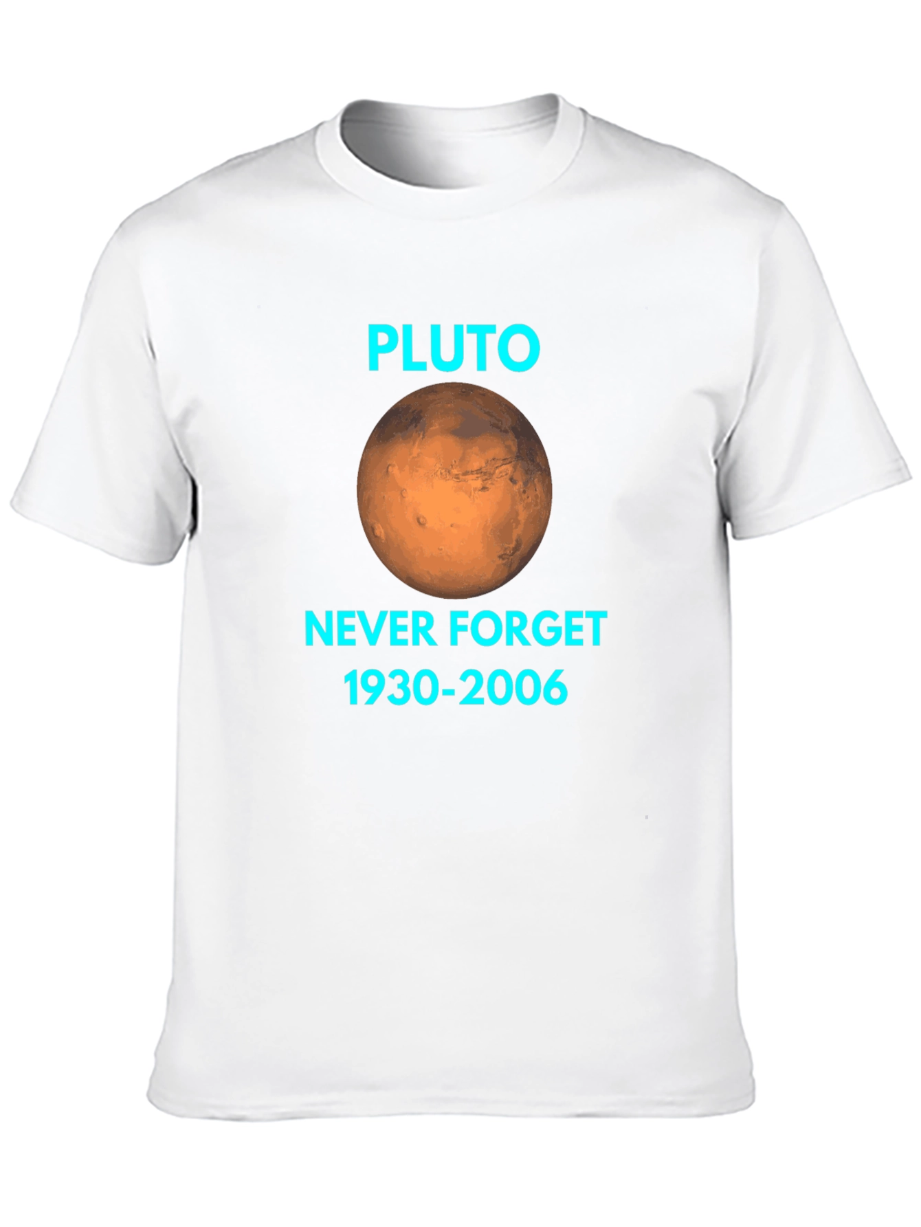 Pluto Never Forget Black Graphic T-Shirt