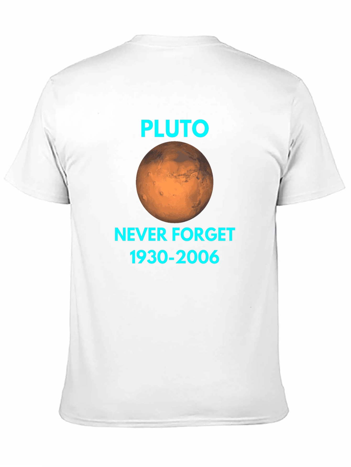 Pluto Never Forget Black Graphic T-Shirt