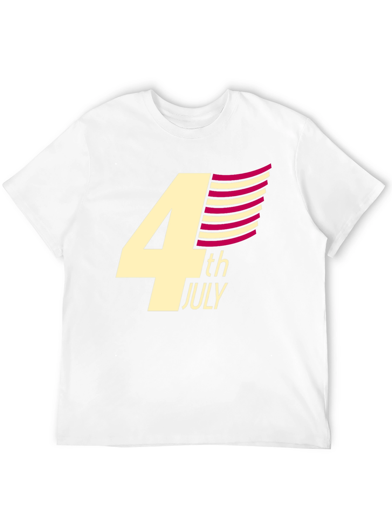 4th of July Graphic T-Shirt - Black