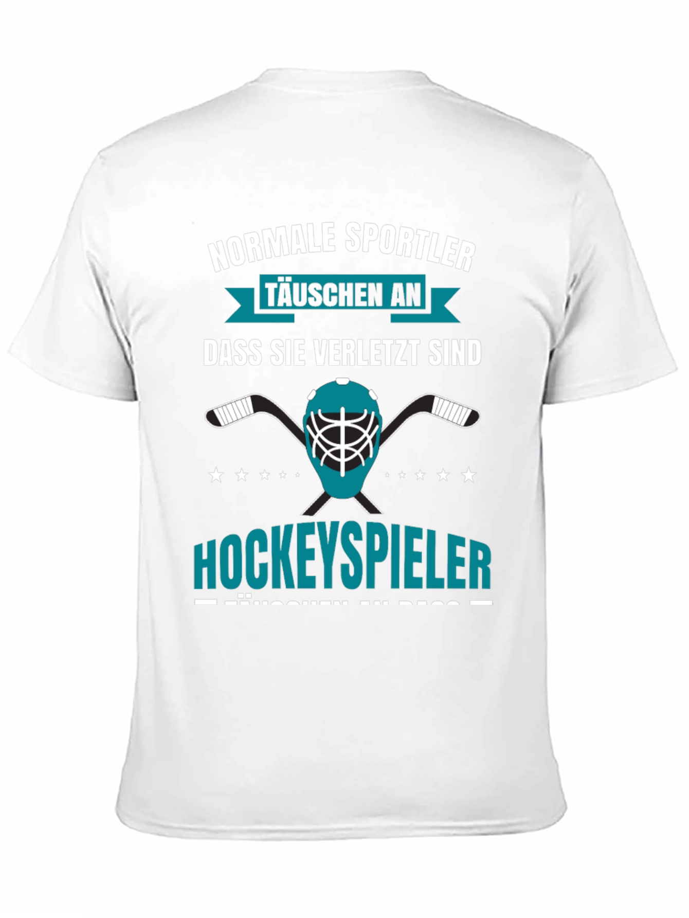 Funny Hockey Player T-Shirt - German Text