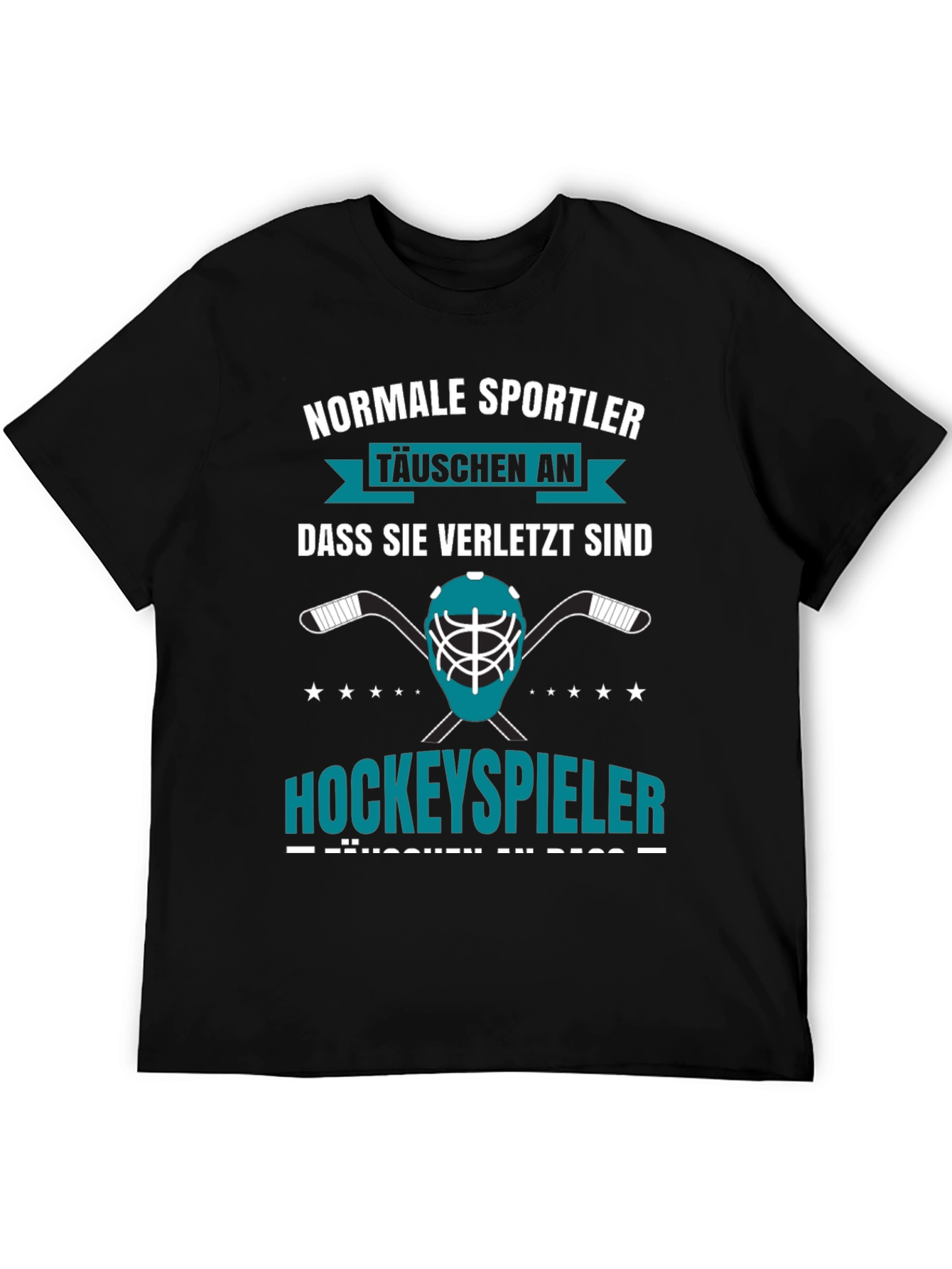 Funny Hockey Player T-Shirt - German Text