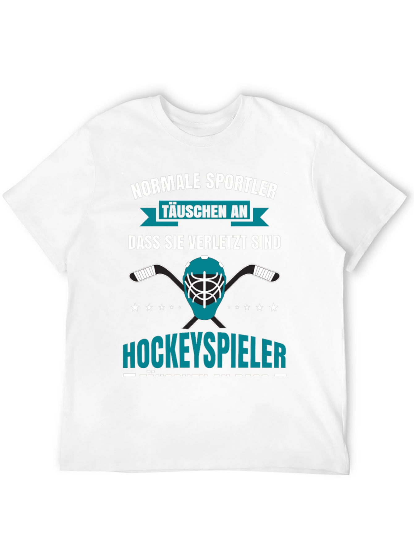 Funny Hockey Player T-Shirt - German Text