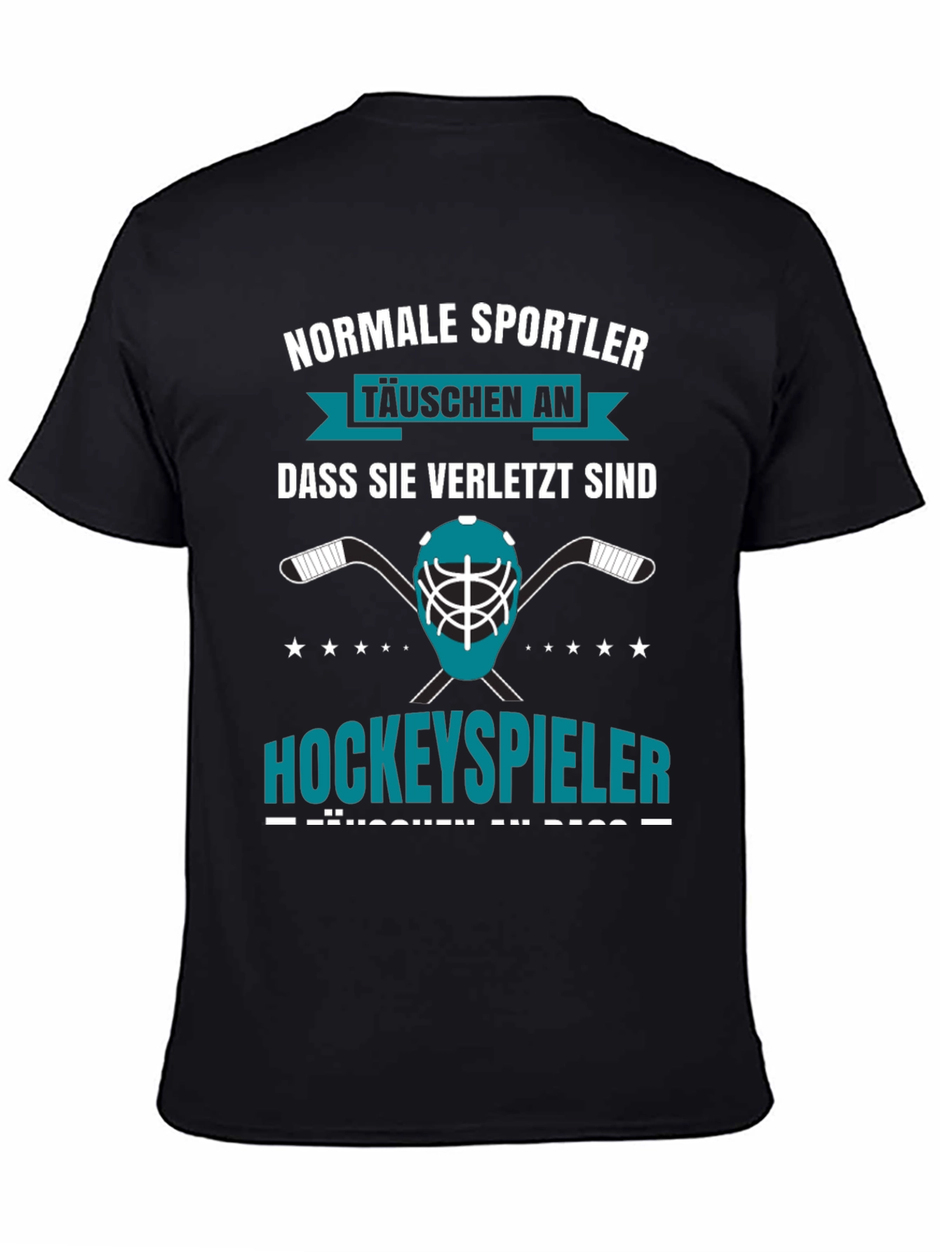 Funny Hockey Player T-Shirt - German Text